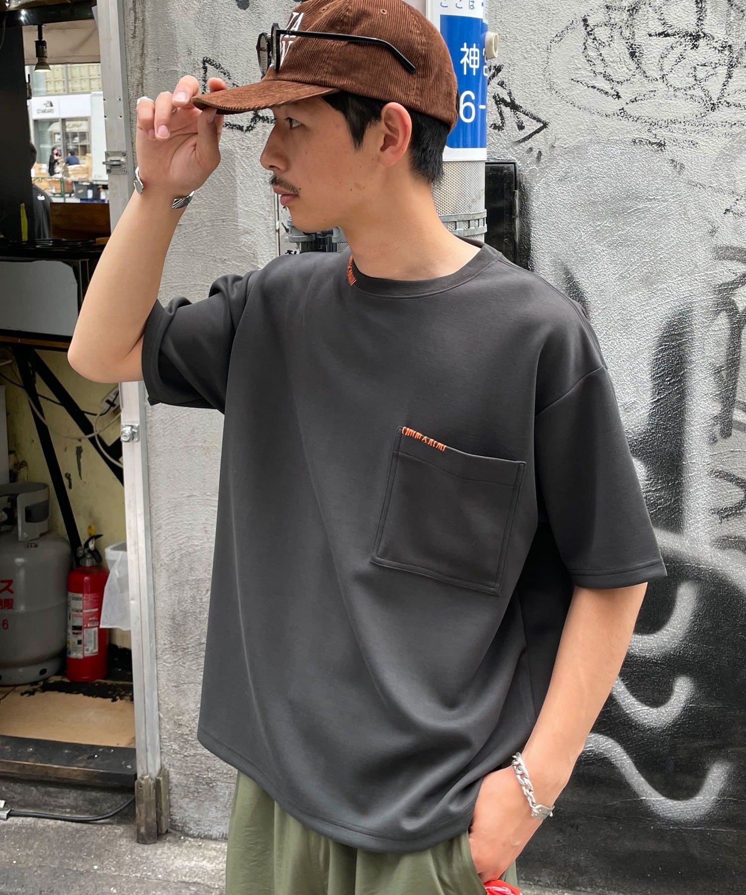 CIAOPANIC(チャオパニック) ハンドステッチポンチTシャツ