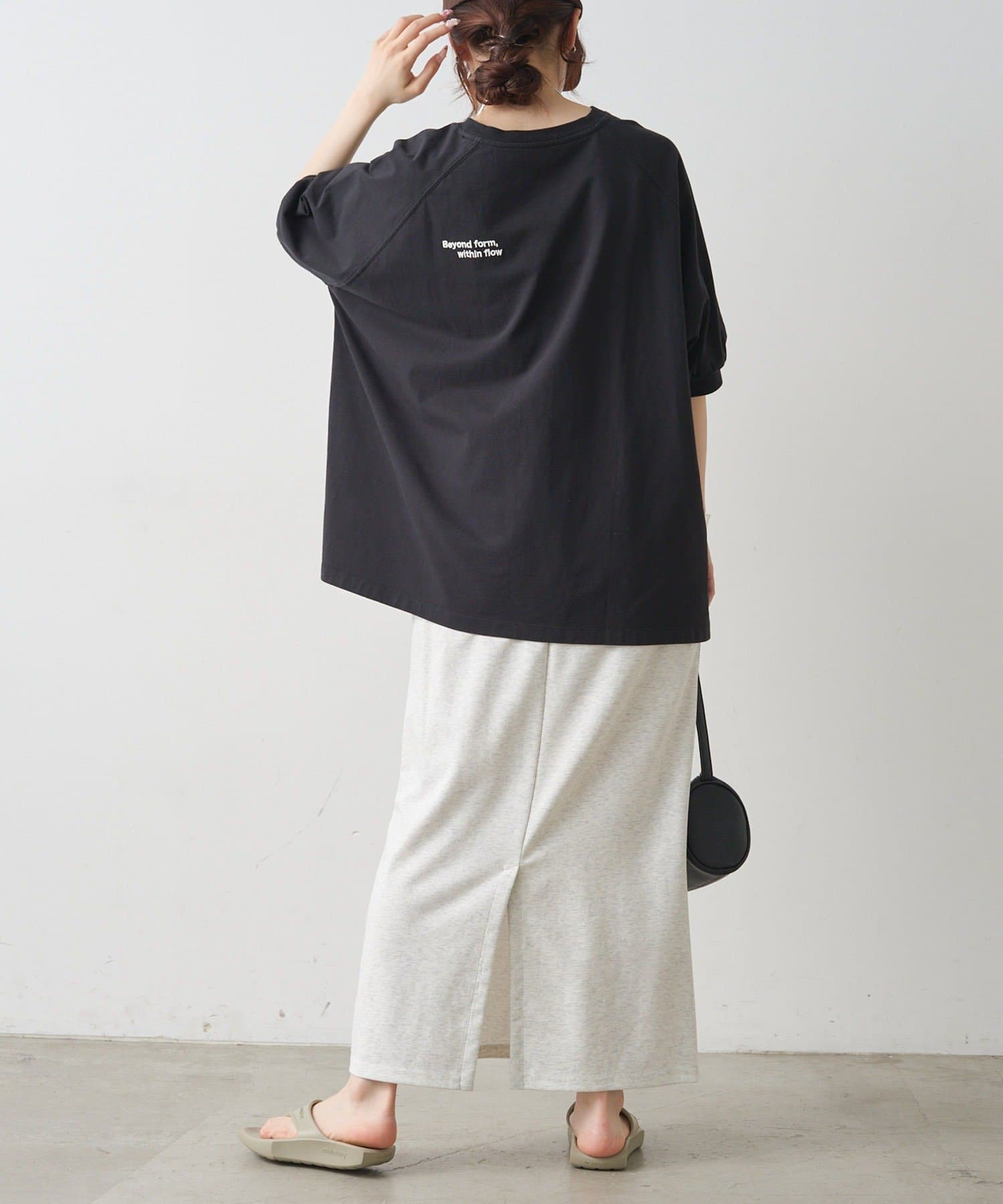PUAL CE CIN(ピュアルセシン) USAコットンカレッジロゴTシャツ