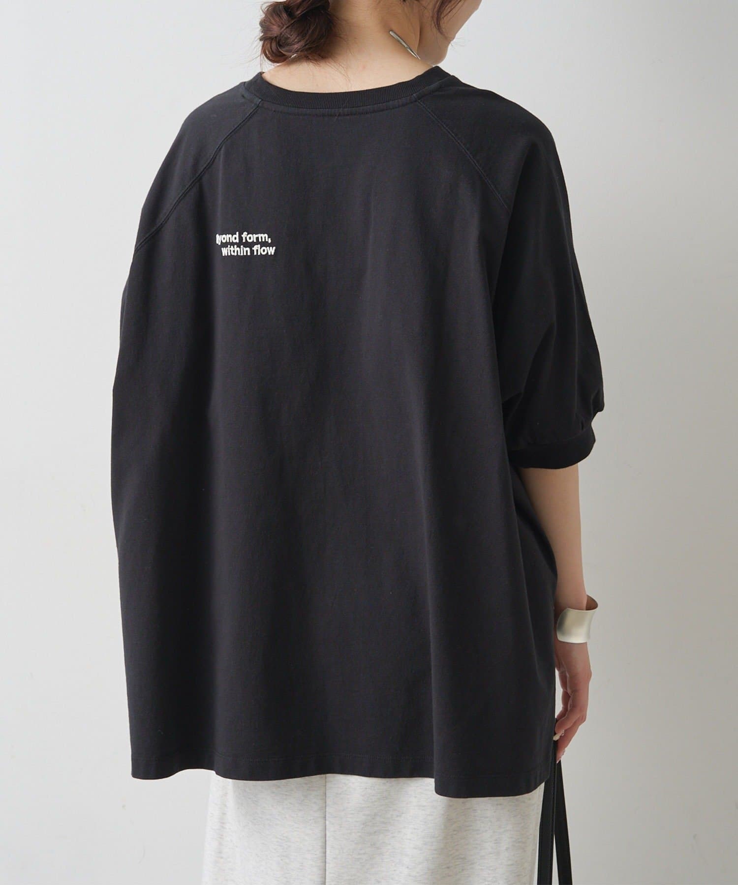 PUAL CE CIN(ピュアルセシン) USAコットンカレッジロゴTシャツ
