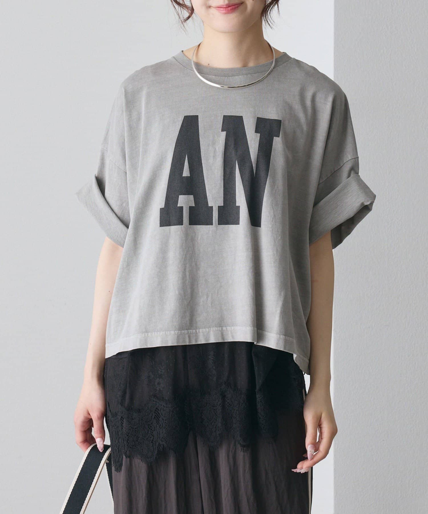 PUAL CE CIN(ピュアルセシン) 【リバイバル/新色追加】スーピマコットンBIGロゴショートTシャツ
