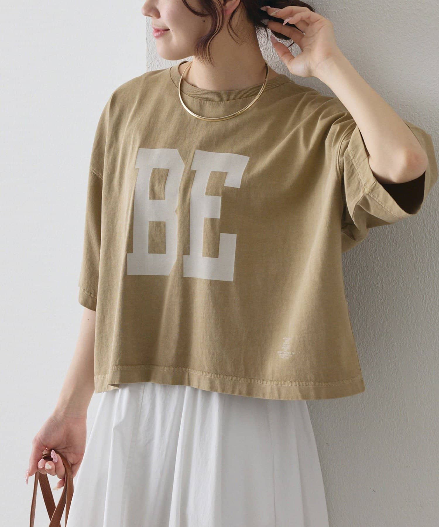 PUAL CE CIN(ピュアルセシン) 【リバイバル/新色追加】スーピマコットンBIGロゴショートTシャツ