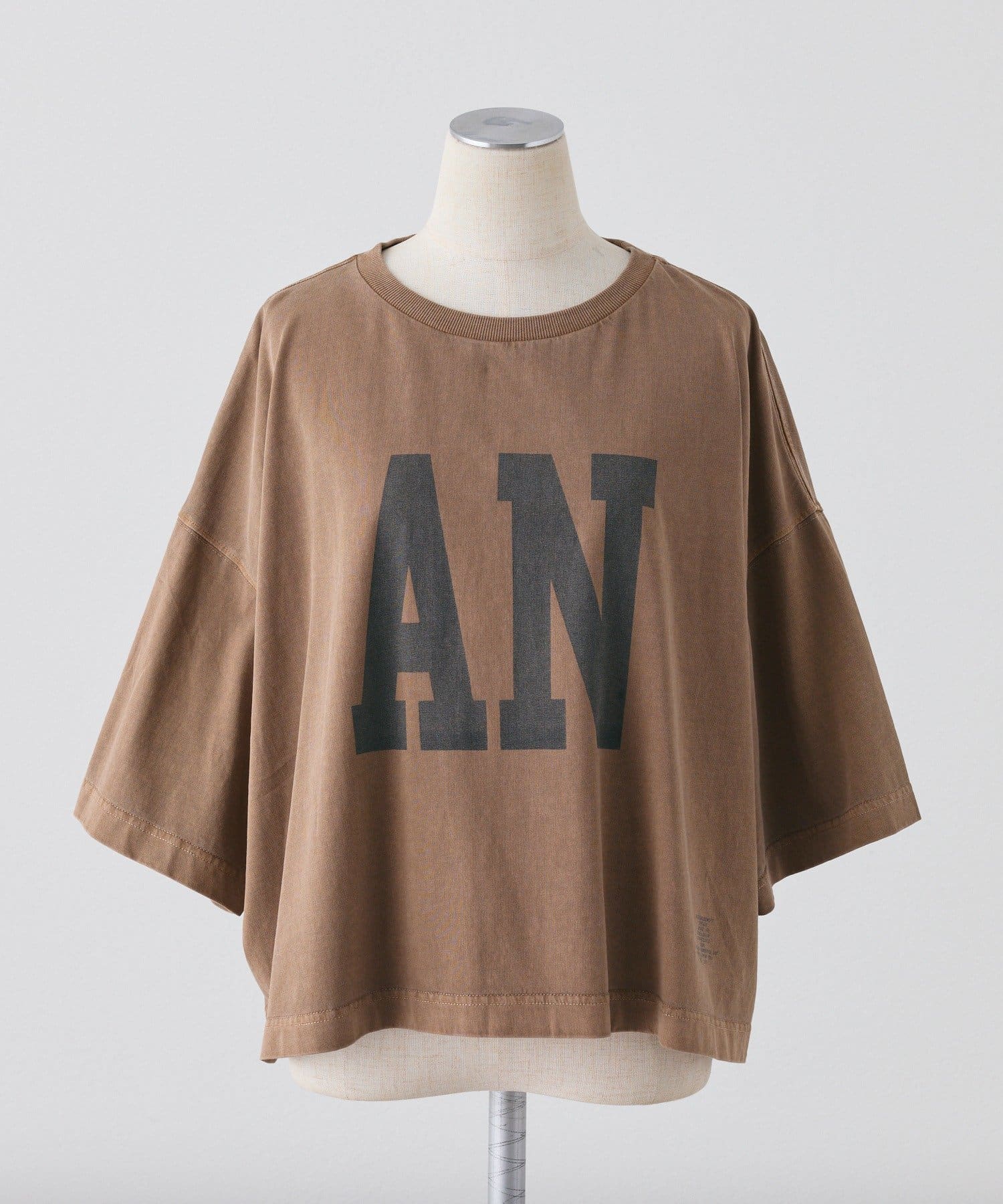 PUAL CE CIN(ピュアルセシン) 【リバイバル/新色追加】スーピマコットンBIGロゴショートTシャツ
