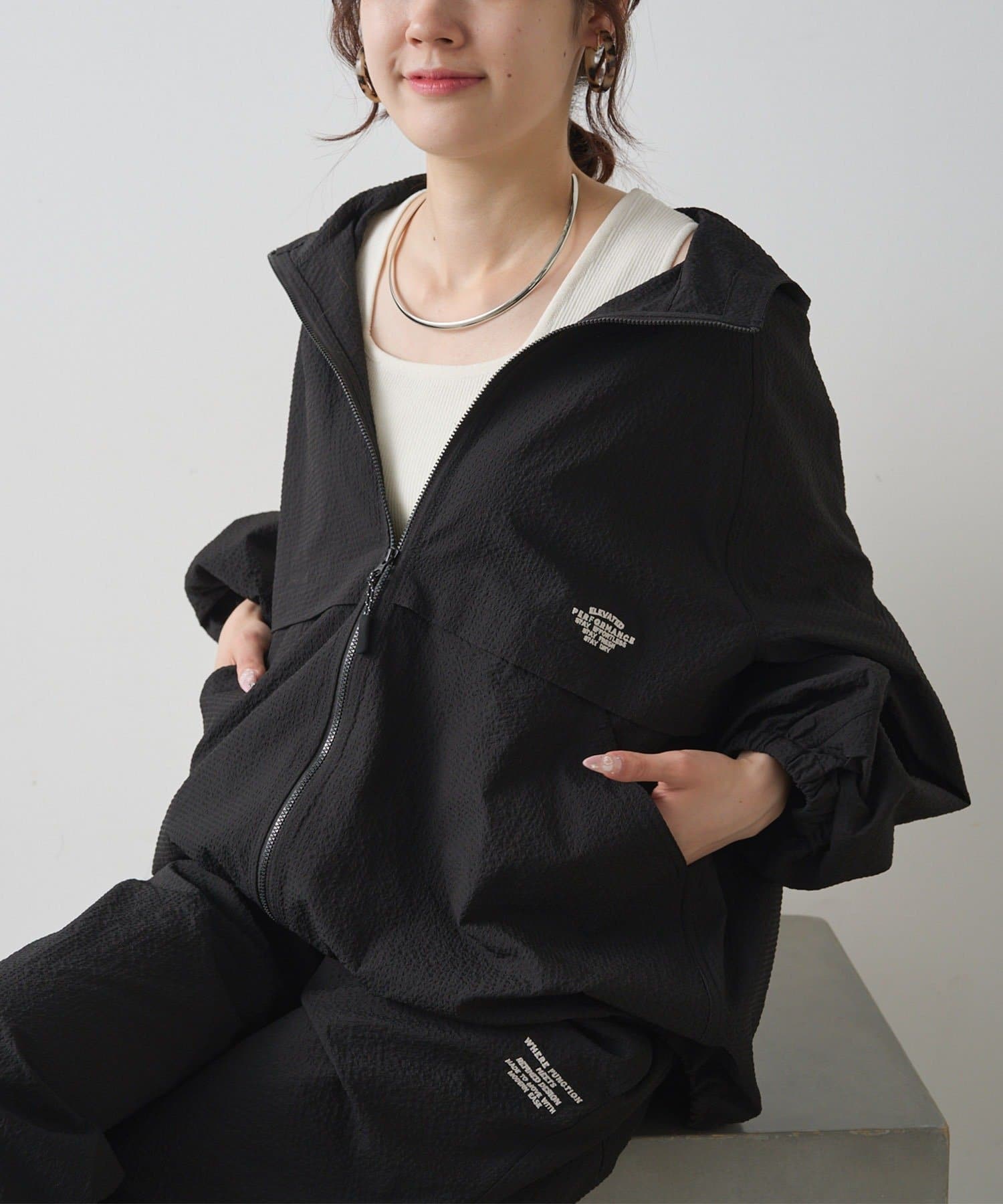 PUAL CE CIN(ピュアルセシン) 【UVカット・撥水加工/WEB限定】水陸両用マウンテンパ-カー