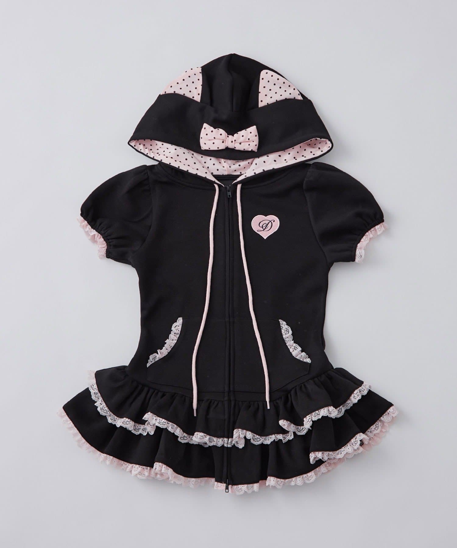 OLIVE des OLIVE(オリーブ デ オリーブ) 【インフルエンサー企画】miko cat hoodie onepiece