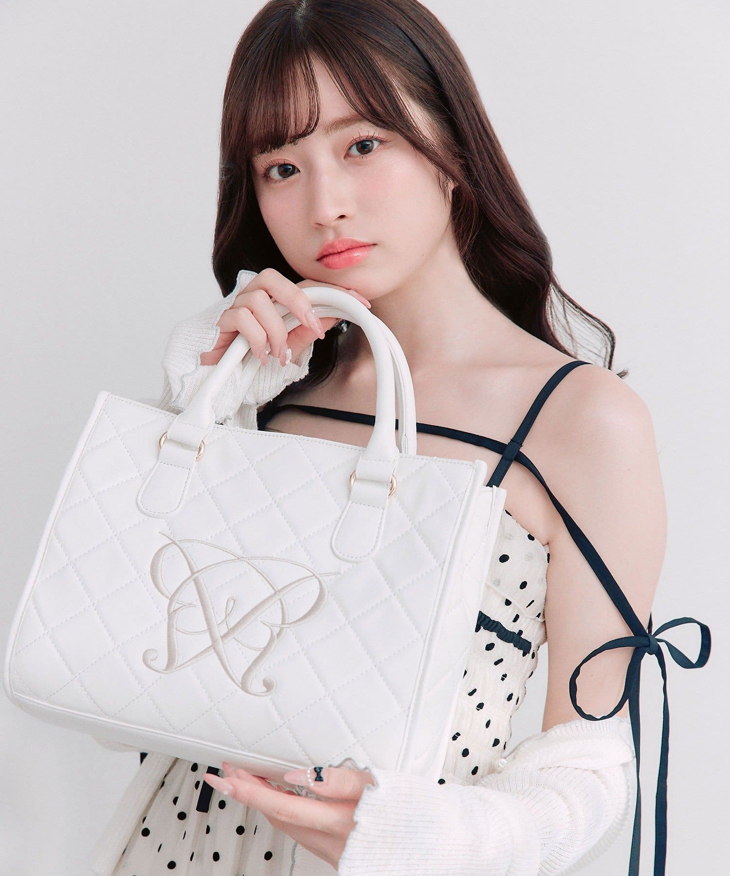 Aimerianejoieキルティングミニトートバッグ | OLIVE des OLIVE