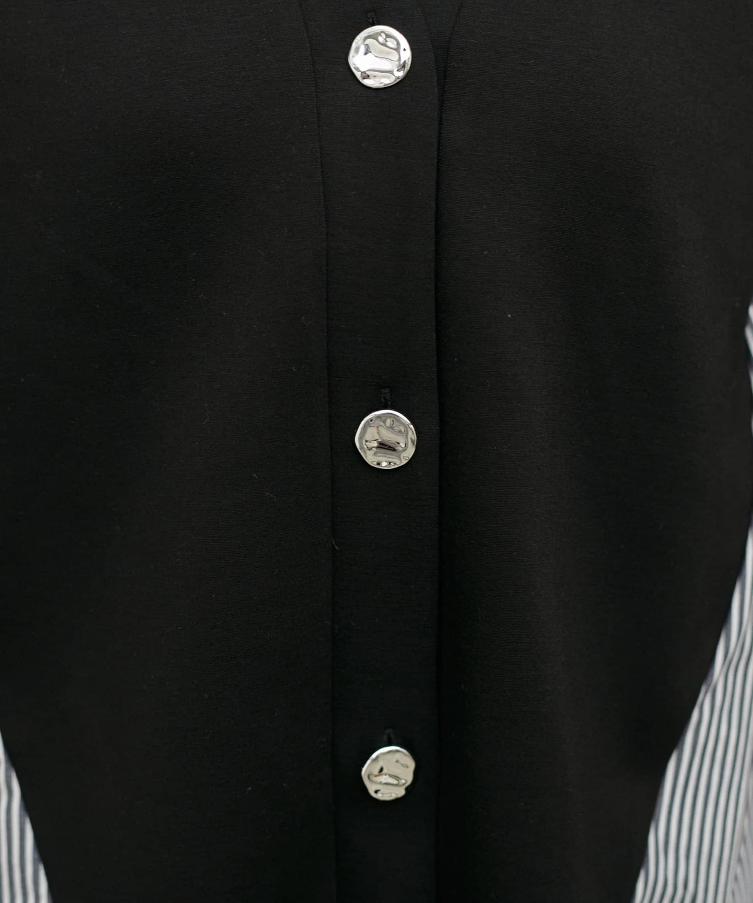 NICE CLAUP / OLIVE des OLIVE OUTLET(ナイスクラップ  / オリーブ デ オリーブ アウトレット) 【LARUTA】異素材ダンボールカーディガン