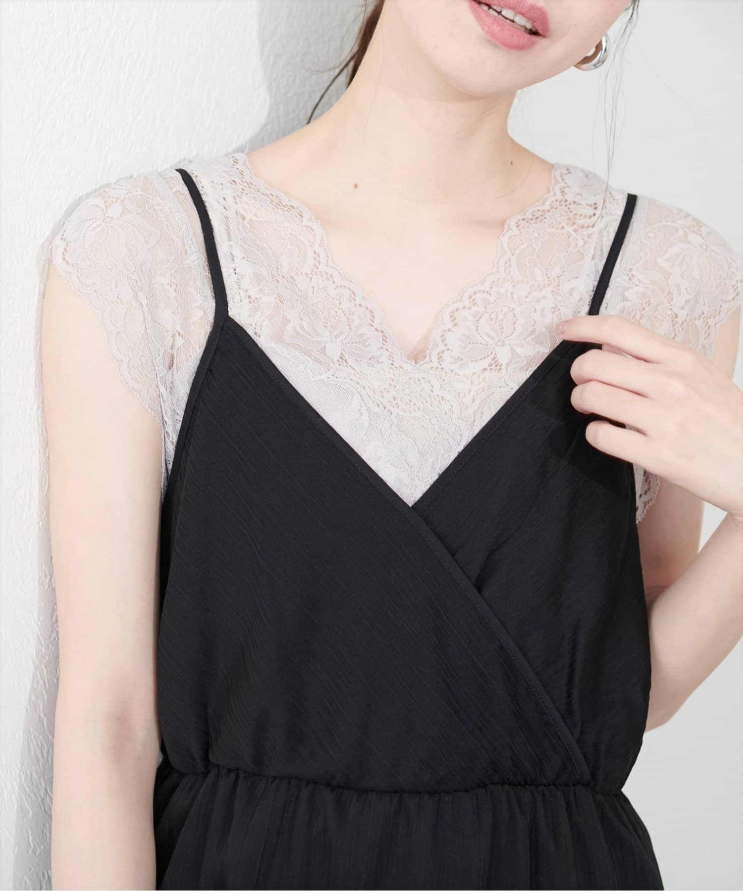 natural couture(ナチュラルクチュール) 前後２WAY総レースインナー
