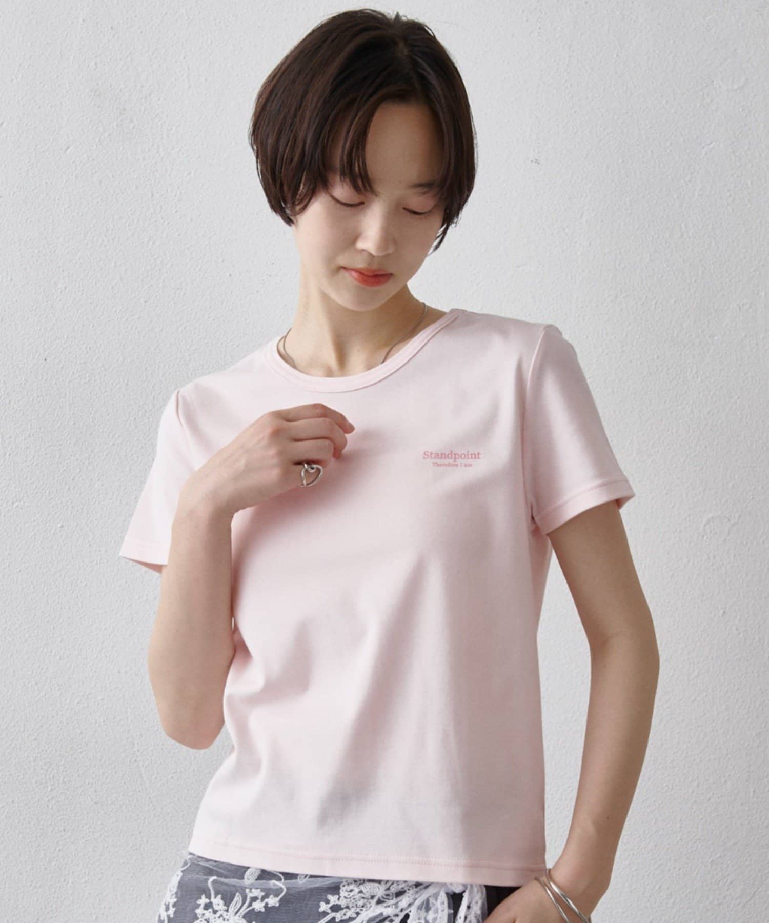 COLONY 2139(コロニー トゥーワンスリーナイン) 汗染み防止ワンポイントロゴTシャツ