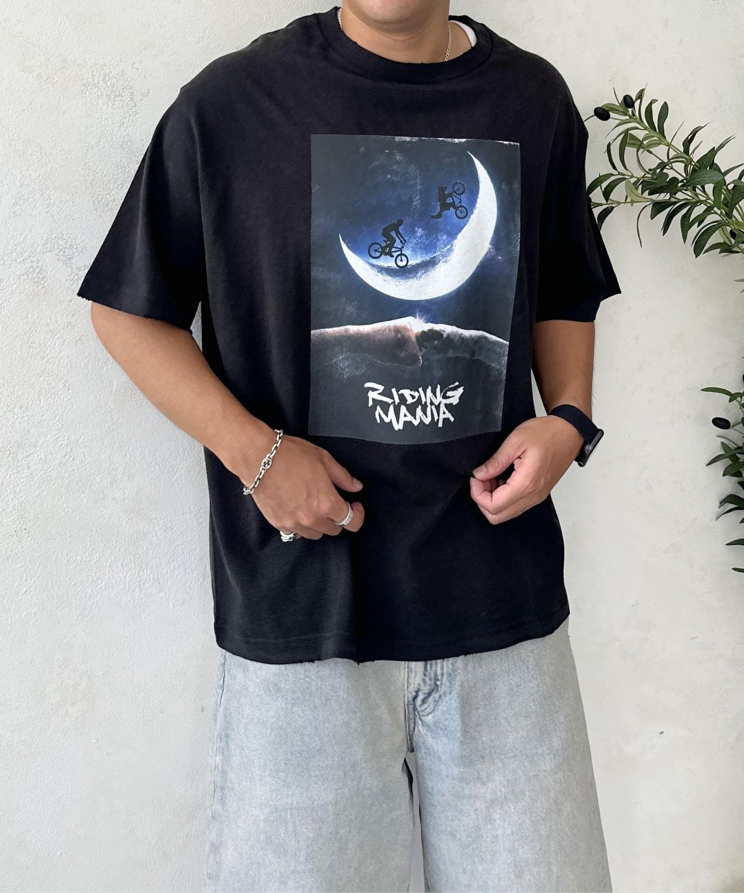 LOCUST(ローカスト) 【ユニセックス】【RIDING MANIA】ヴィンテージフェードTEE②
