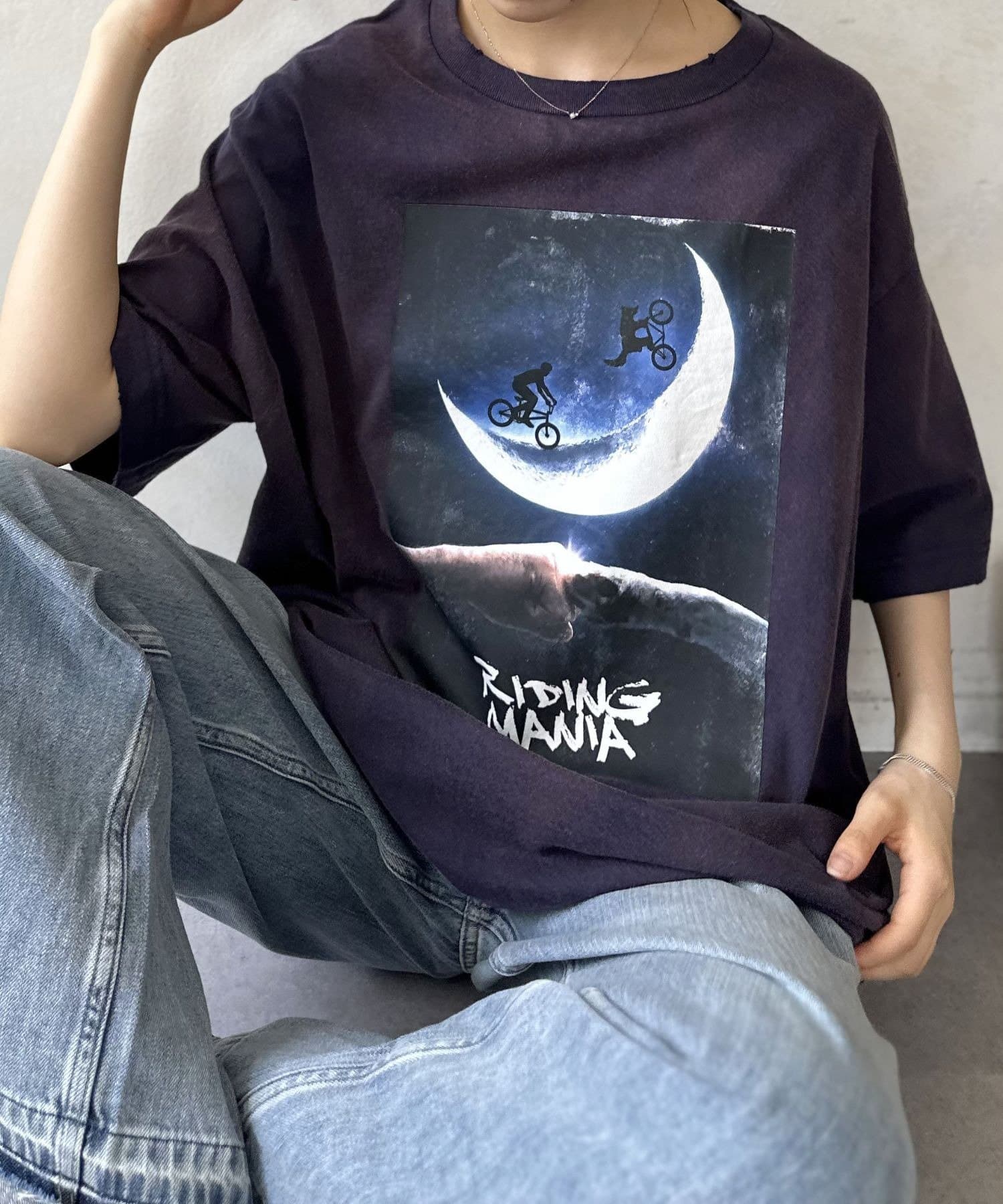 LOCUST(ローカスト) 【ユニセックス】【RIDING MANIA】ヴィンテージフェードTEE②