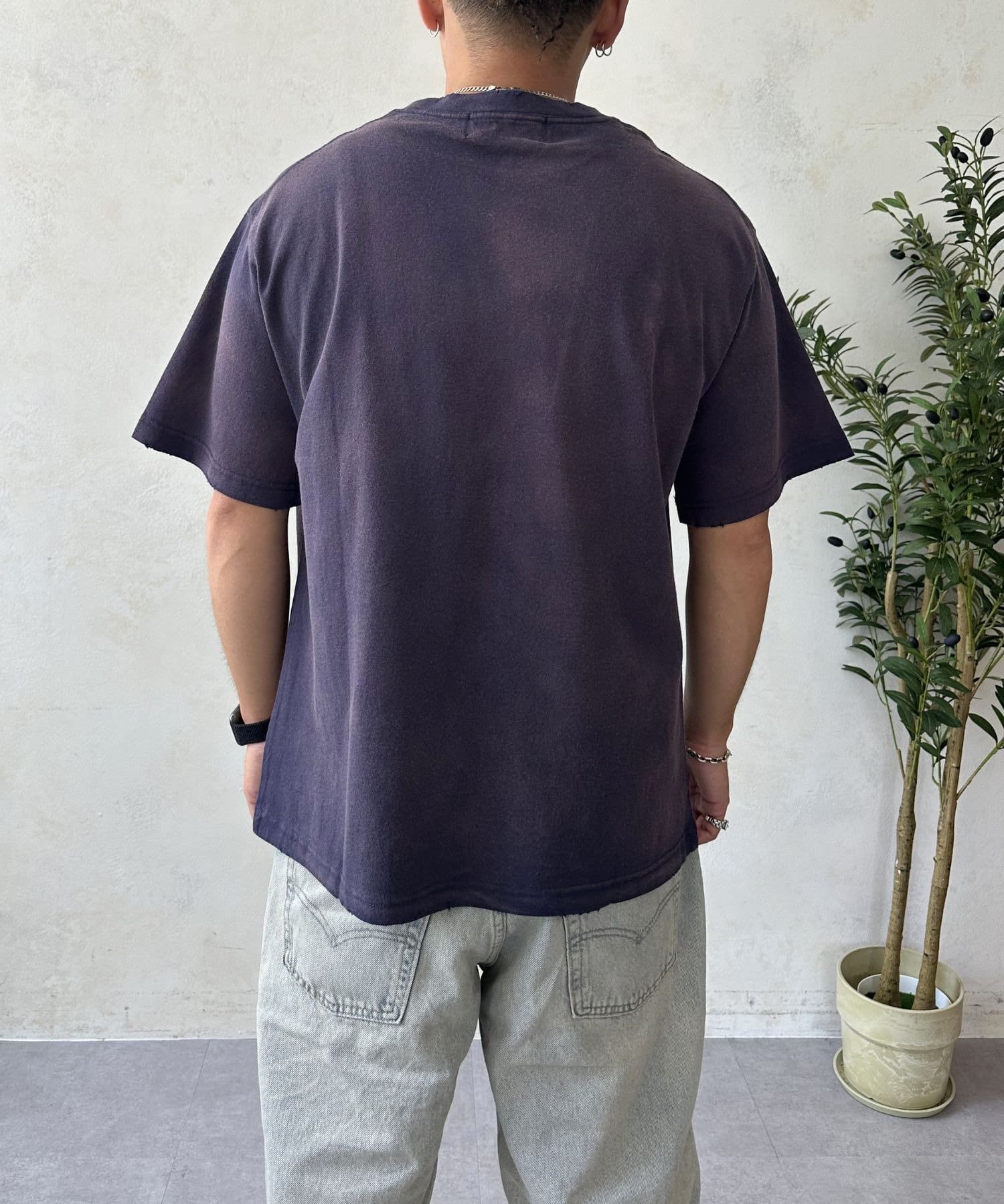 LOCUST(ローカスト) 【ユニセックス】【RIDING MANIA】ヴィンテージフェードTEE③