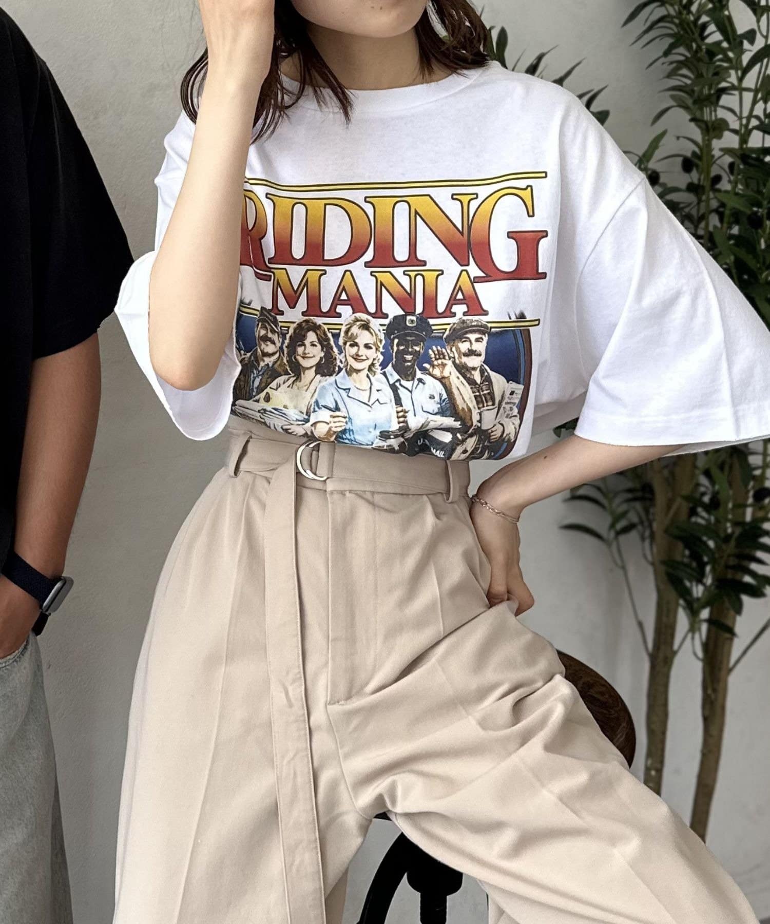 LOCUST(ローカスト) 【ユニセックス】【RIDING MANIA】ヴィンテージフェードTEE④