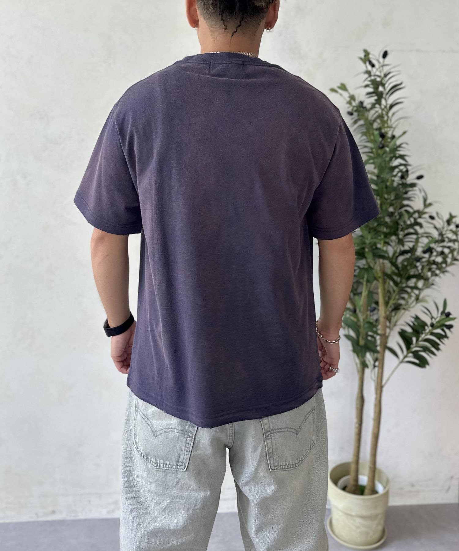 LOCUST(ローカスト) 【ユニセックス】【RIDING MANIA】ヴィンテージフェードTEE⑤