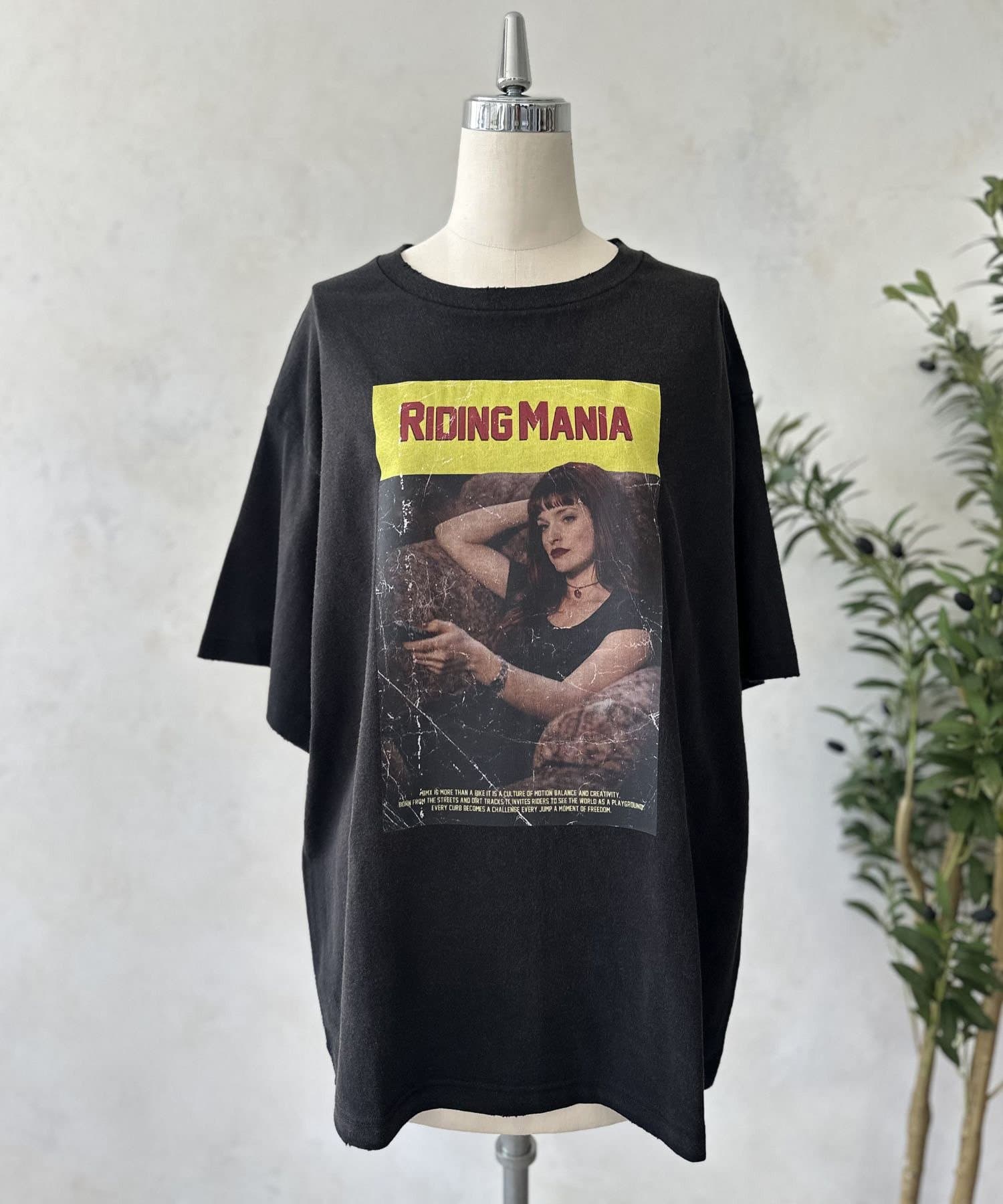 LOCUST(ローカスト) 【ユニセックス】【RIDING MANIA】ヴィンテージフェードTEE⑥
