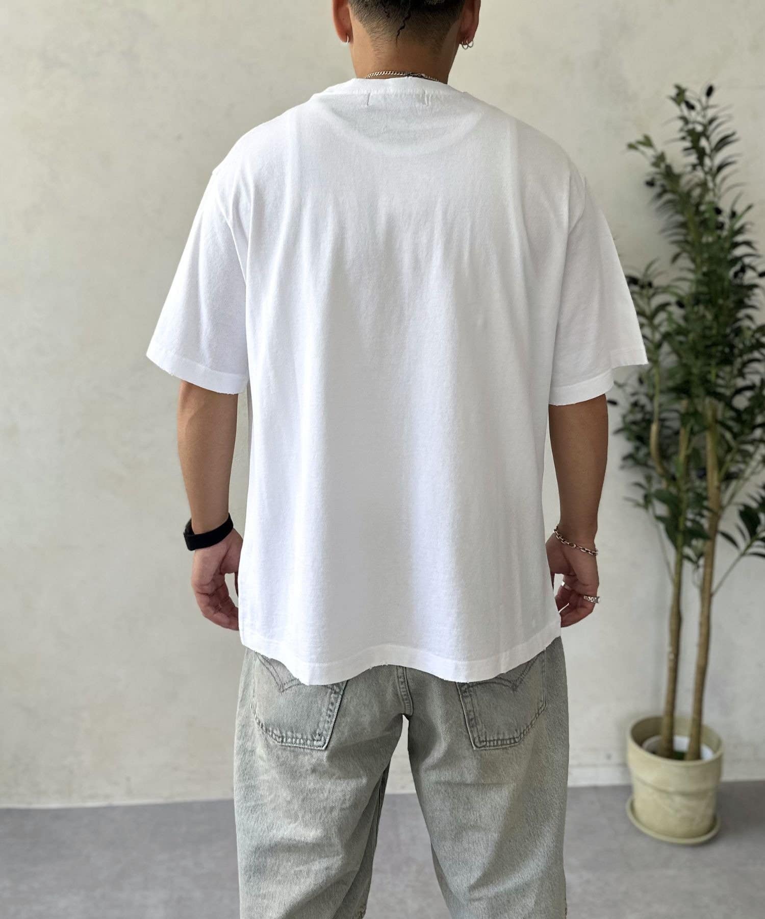 LOCUST(ローカスト) 【ユニセックス】【RIDING MANIA】ヴィンテージフェードTEE⑥