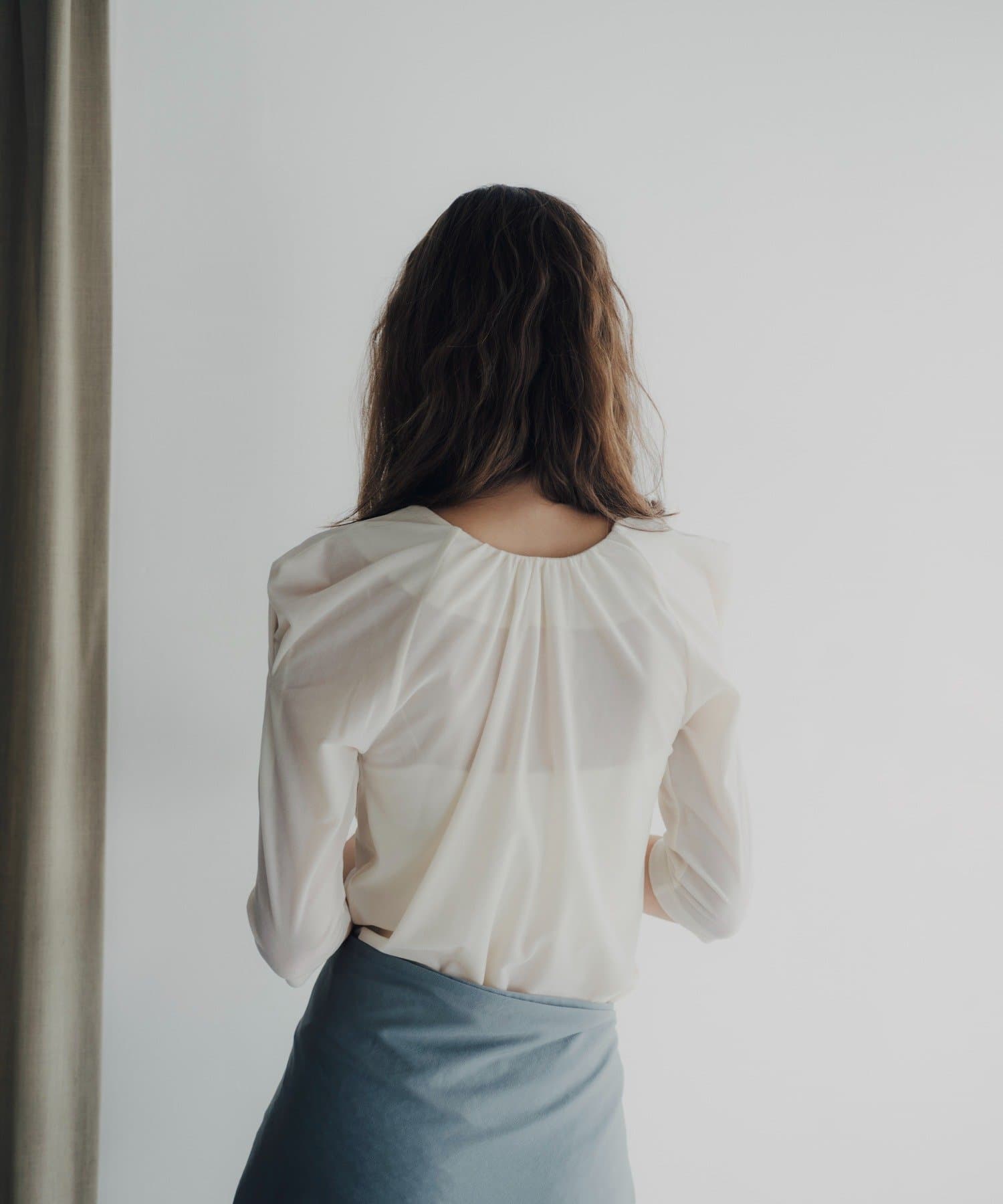 Pasterip(パセリ) Sheer shirt& multi scarf set