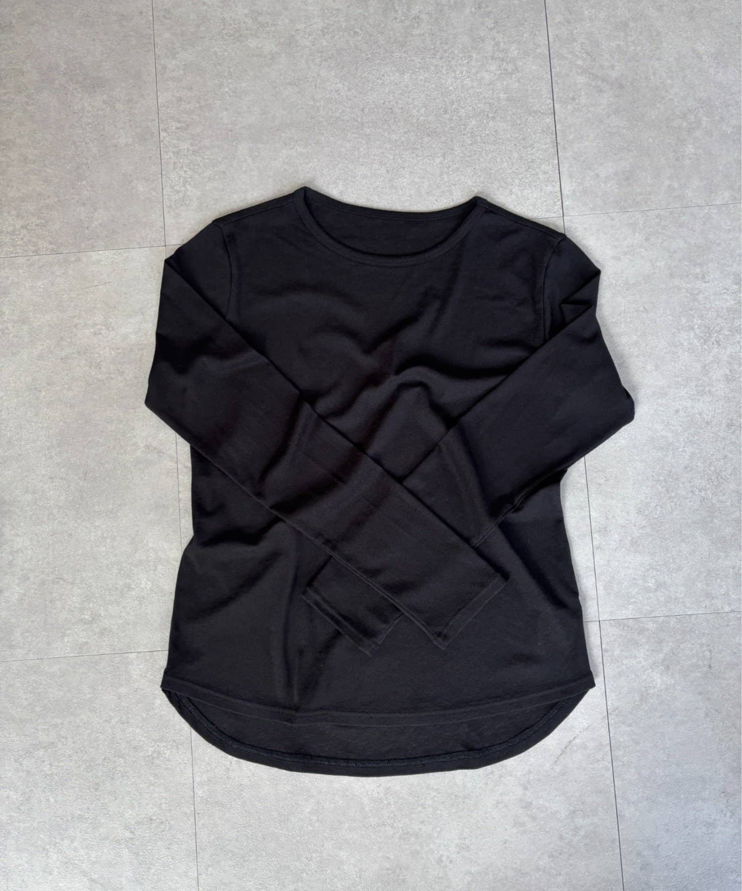 Jena　espace merveilleux(ジェナ　エスパスメルヴェイユ) クルー長袖Tシャツ