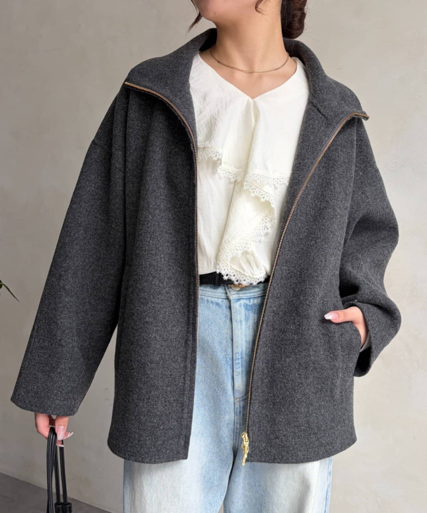 Jena　espace merveilleux(ジェナ　エスパスメルヴェイユ) ダブルメルトンコート