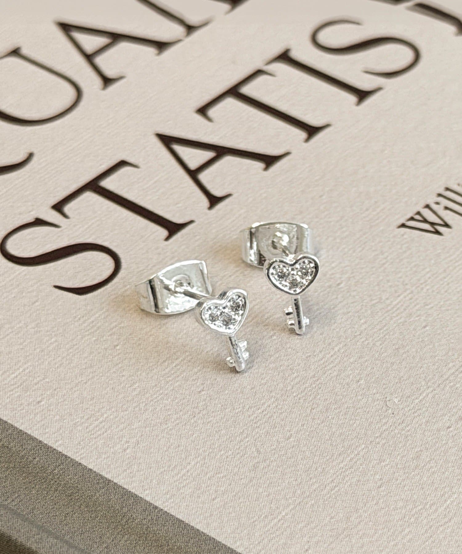 3COINS(スリーコインズ) ハートキーピアス