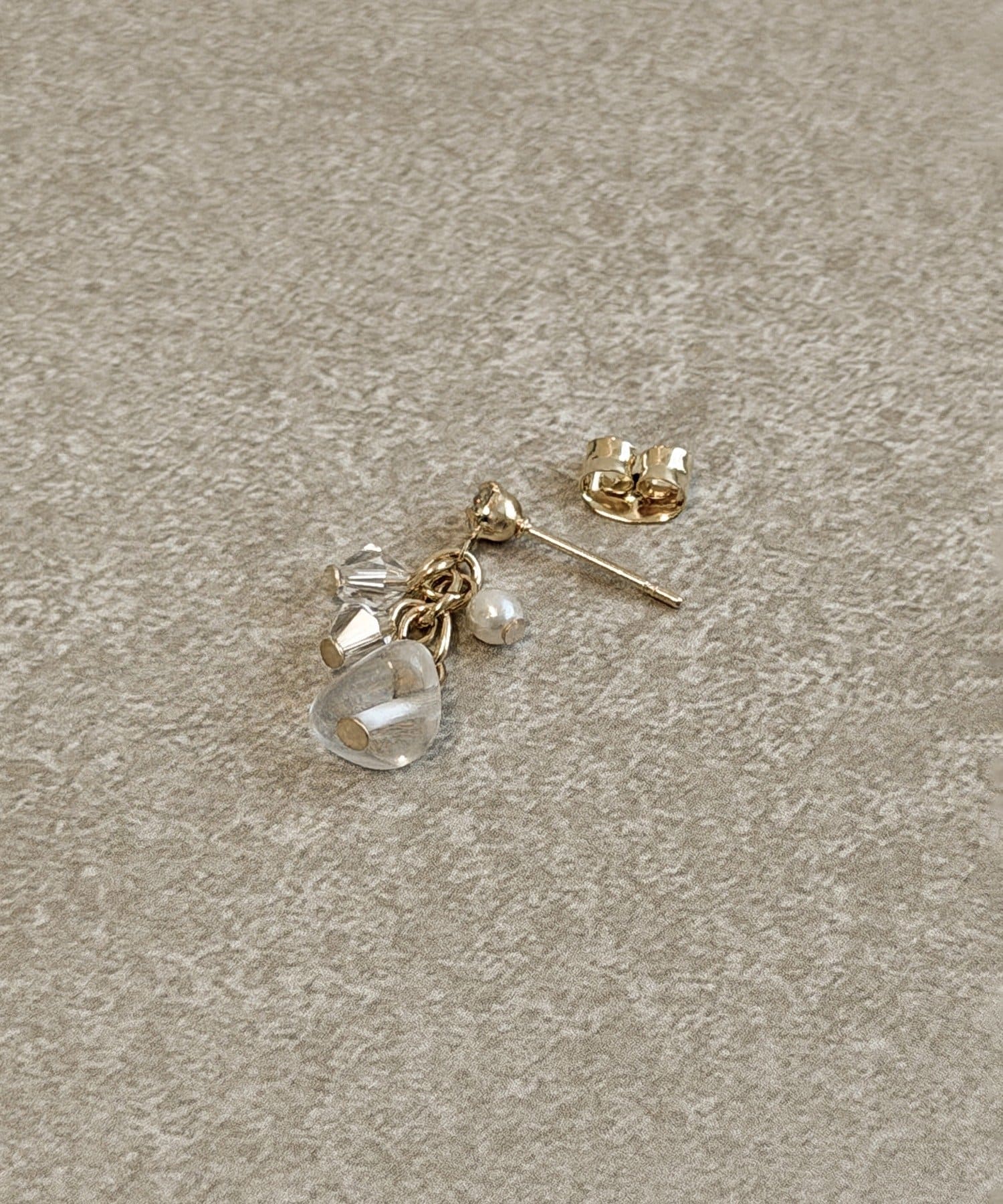 3COINS(スリーコインズ) じゃらストーンピアス