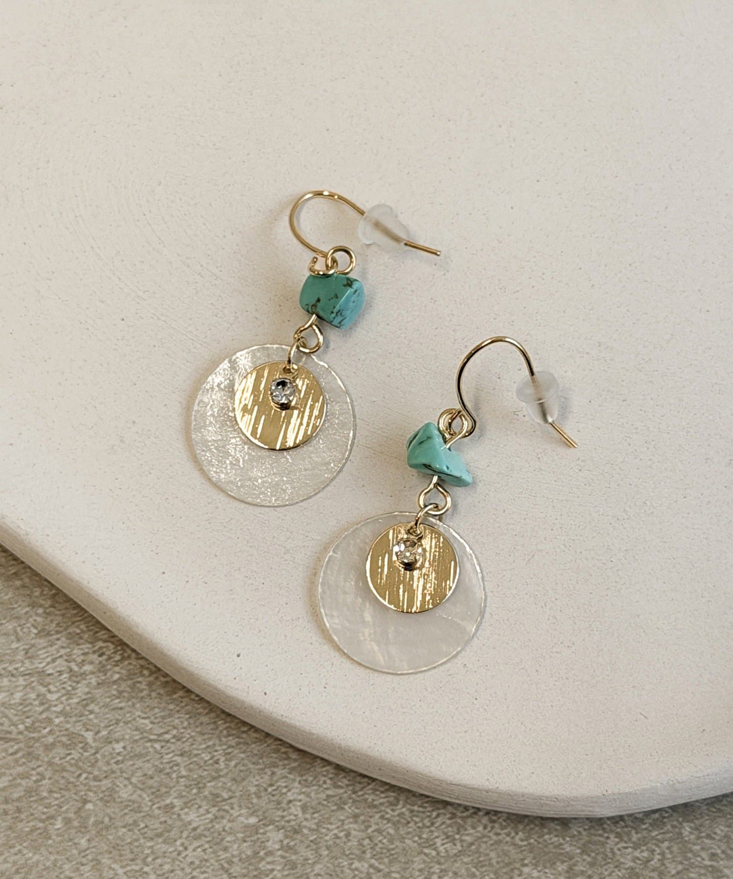 3COINS(スリーコインズ) シェルターコイズピアス