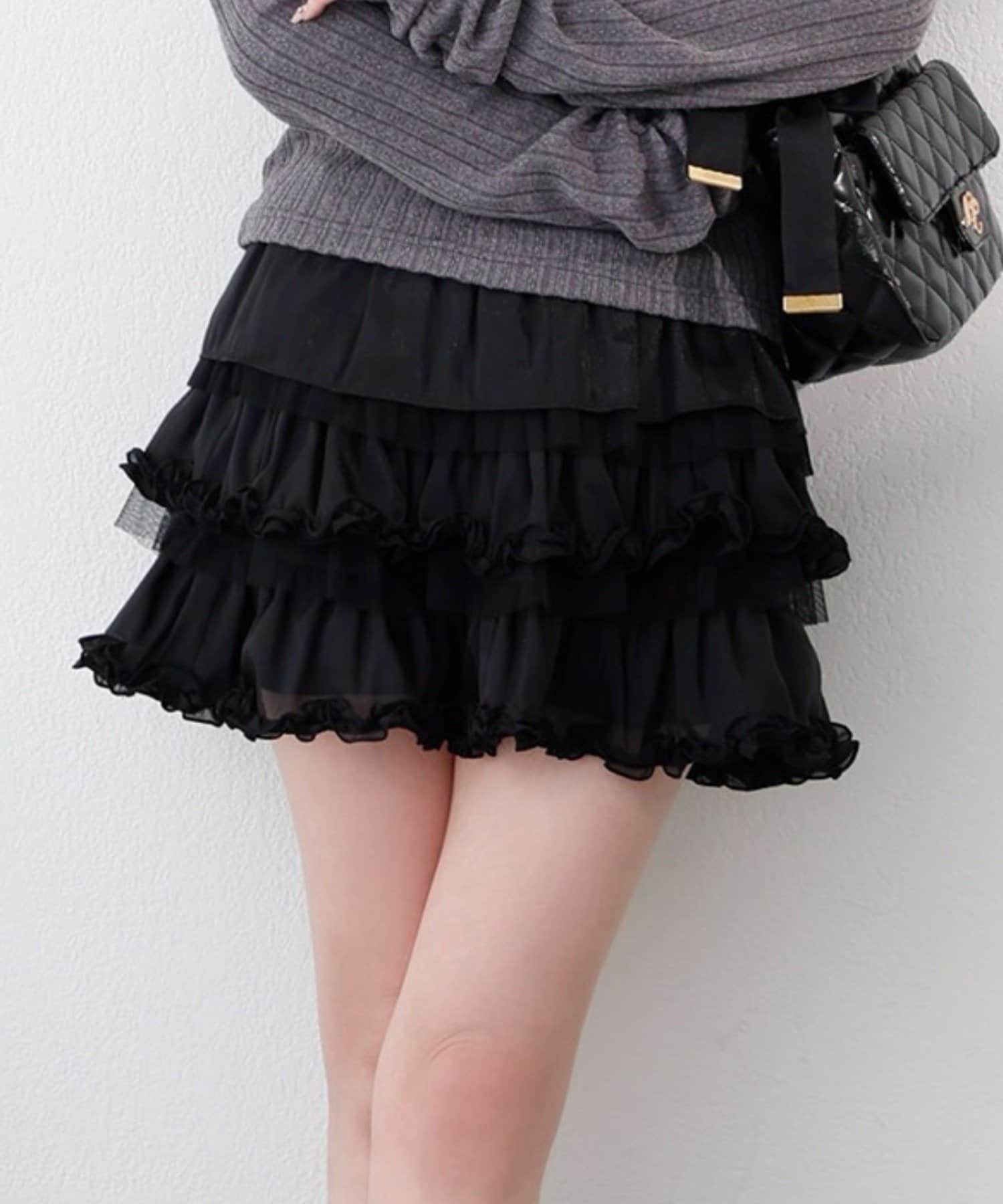 NICE CLAUP / OLIVE des OLIVE OUTLET(ナイスクラップ  / オリーブ デ オリーブ アウトレット) 【one after another】フリフリミニ