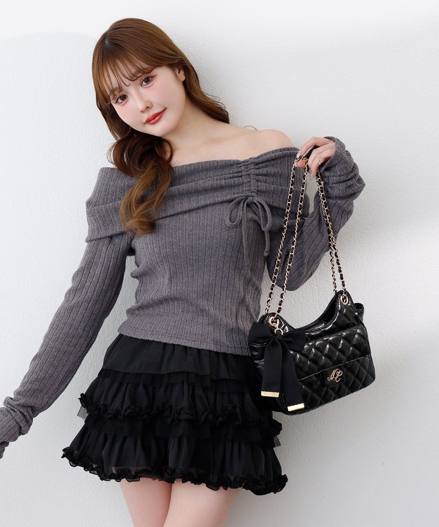 NICE CLAUP / OLIVE des OLIVE OUTLET(ナイスクラップ  / オリーブ デ オリーブ アウトレット) 【one after another】フリフリミニ