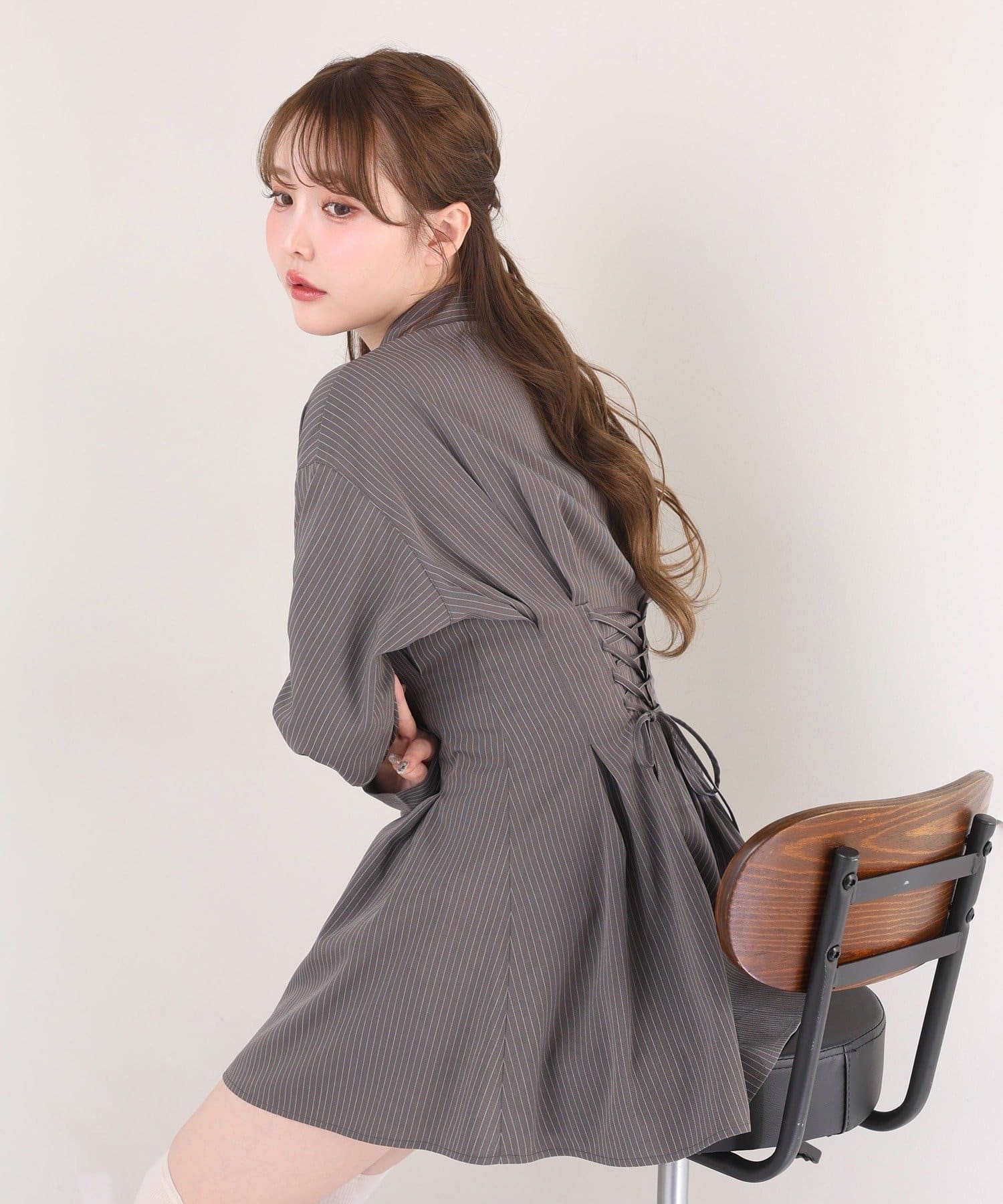 NICE CLAUP / OLIVE des OLIVE OUTLET(ナイスクラップ  / オリーブ デ オリーブ アウトレット) 【one after another】シャツチュニック