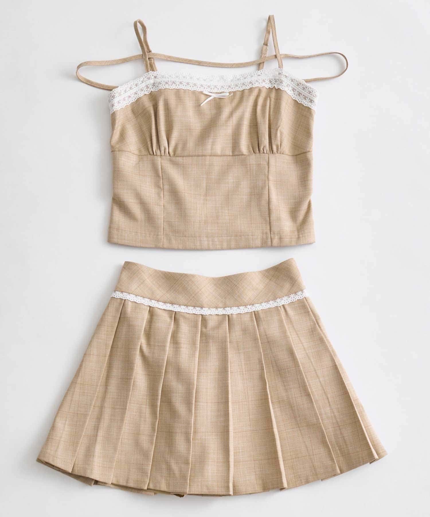 NICE CLAUP / OLIVE des OLIVE OUTLET(ナイスクラップ  / オリーブ デ オリーブ アウトレット) 【Belle Charme】シャツビスチェセット