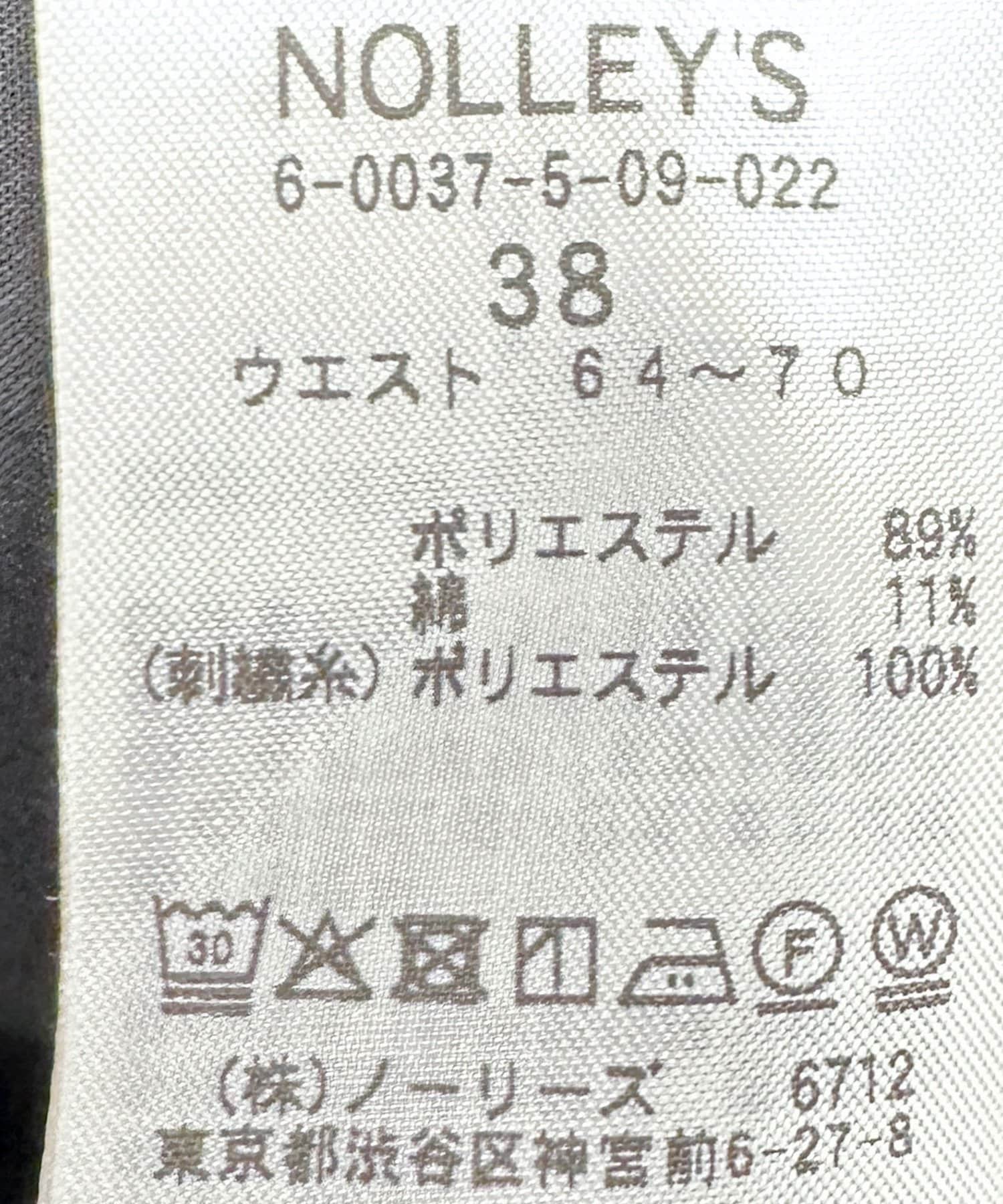 NOLLEY'S(ノーリーズ) ウォッシャブルハーフスリーブオールインワン