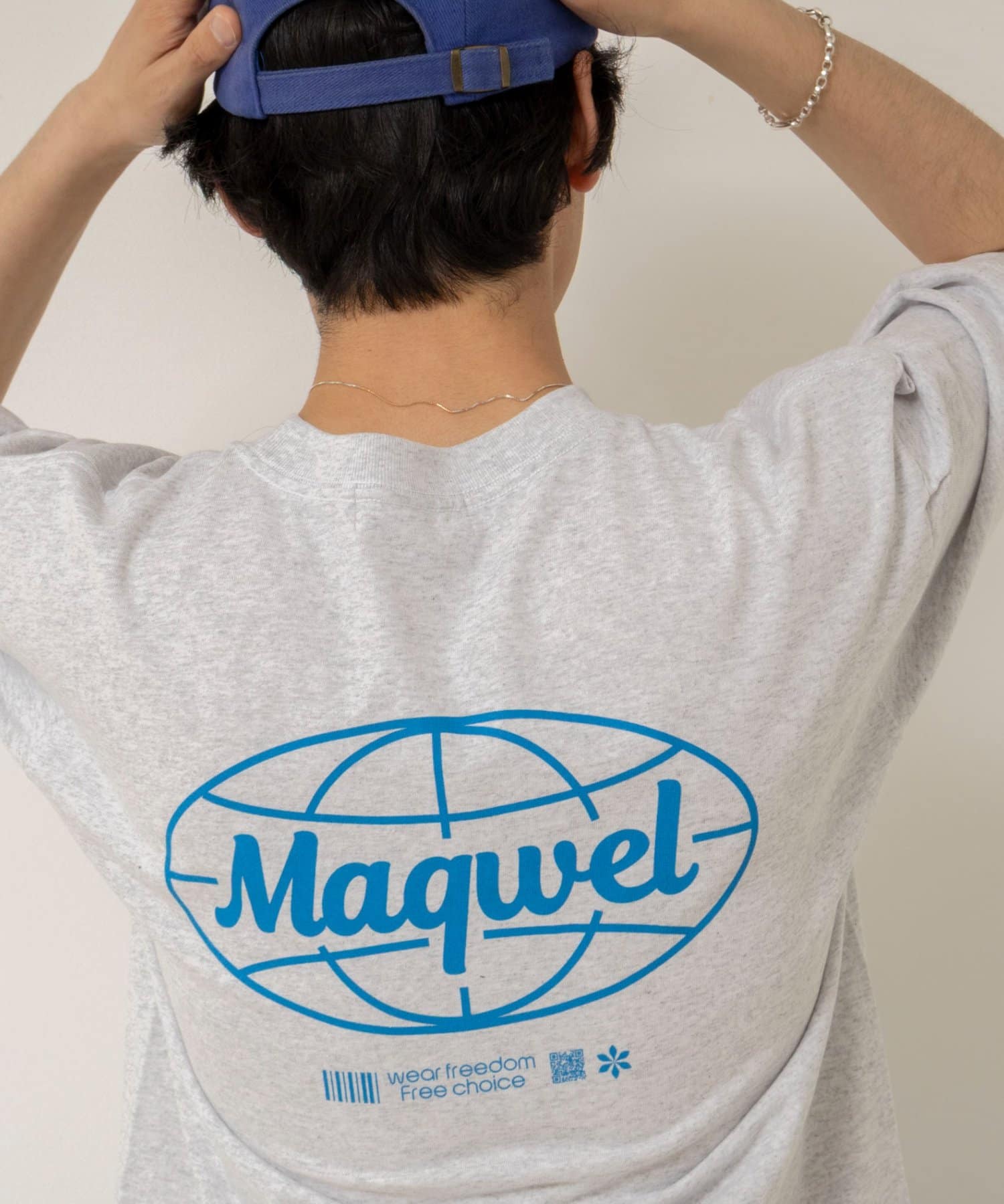 NOLLEY'S(ノーリーズ) ウォッシャブル Maqwel Earth ワイドボディプリントTシャツ