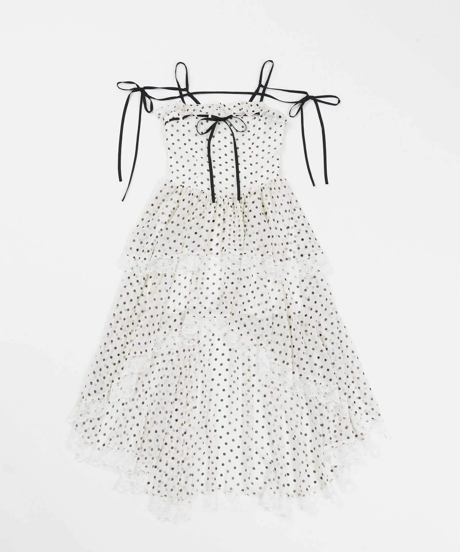 Belle Charme(ベルシャルム) Chiffon Tiered Onepiece