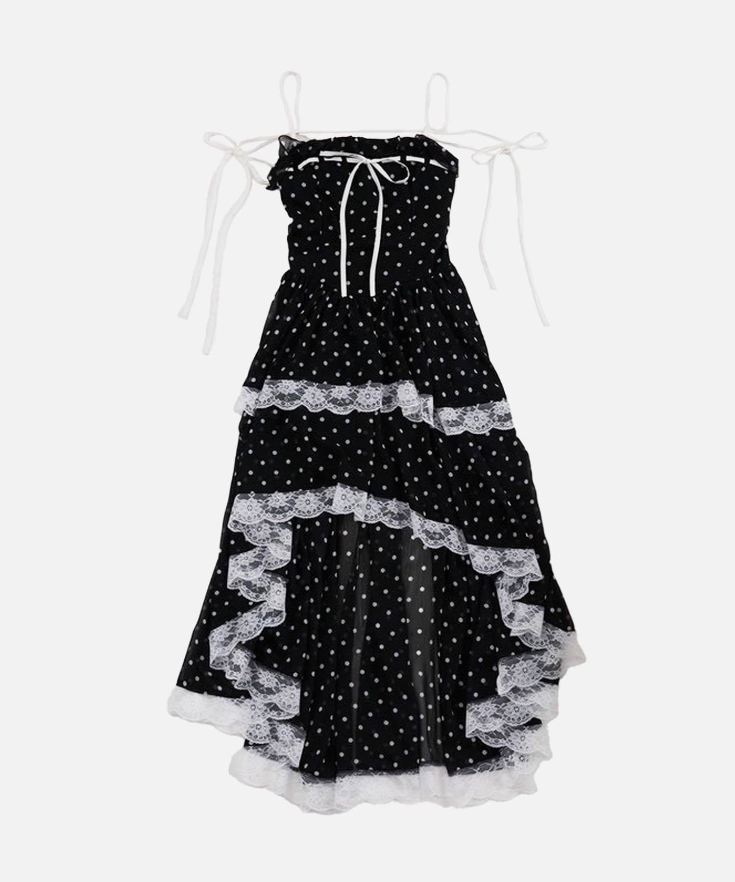 Belle Charme(ベルシャルム) Chiffon Tiered Onepiece