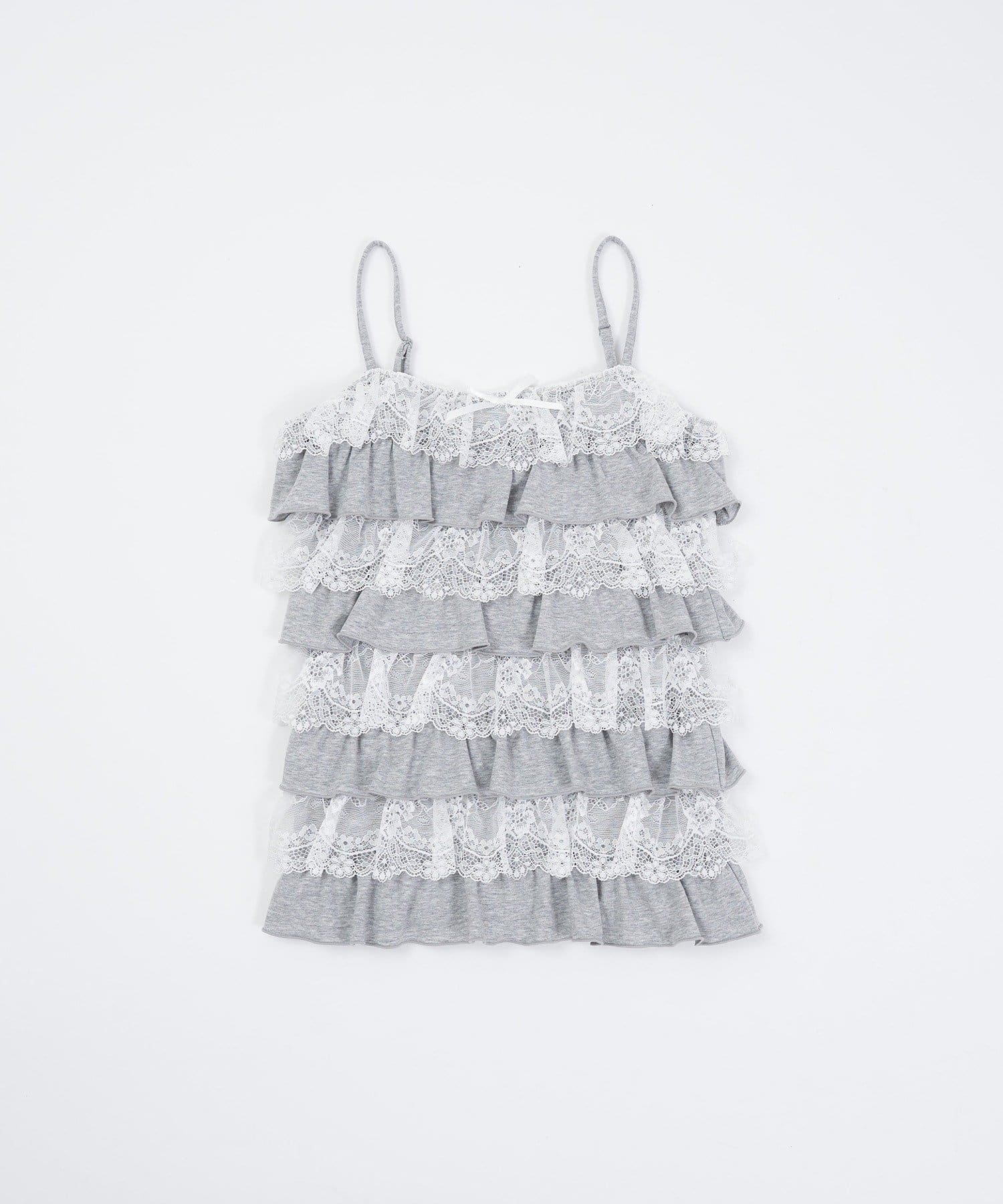 Belle Charme(ベルシャルム) Lace Tiered Camisole