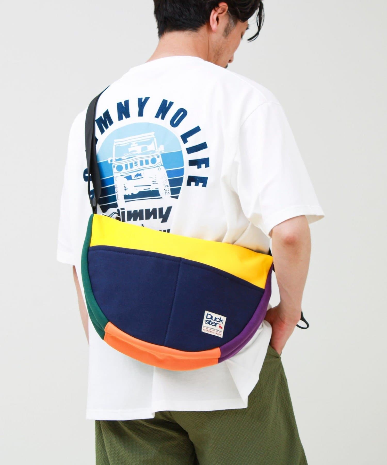 FREDY & GLOSTER(フレディ アンド グロスター) 【Duckster/ダックスター】切替ハーフショルダーバッグ