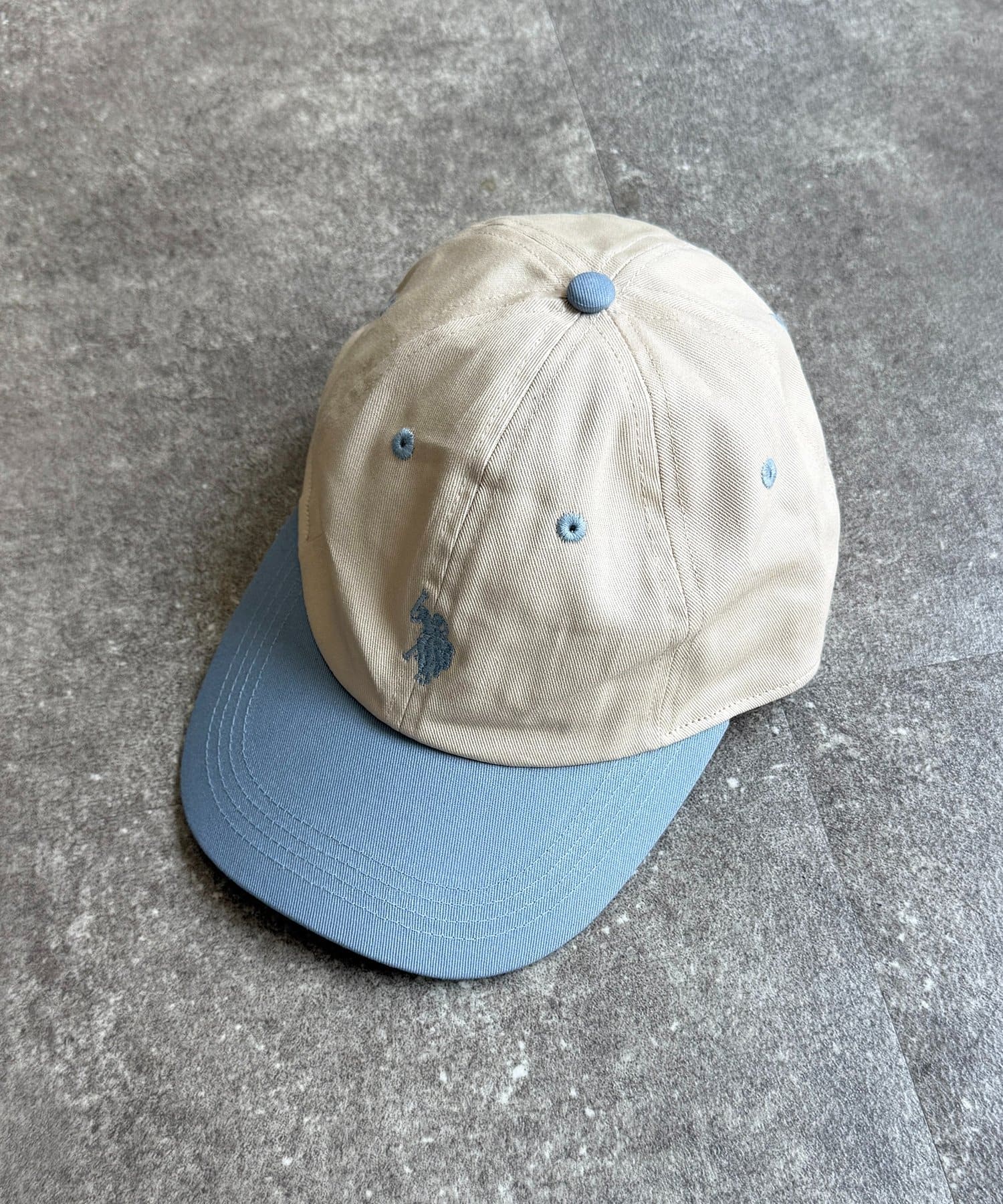 CPCM(シーピーシーエム) 【U.S. POLO ASSN.】1ポイント刺繍キャップ