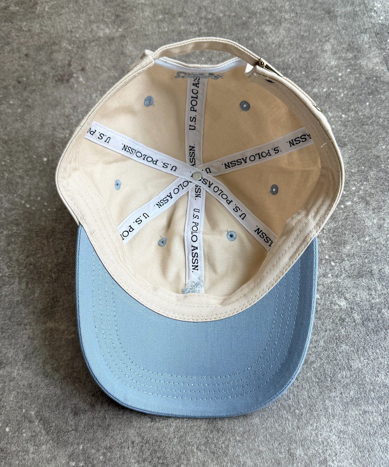 CPCM(シーピーシーエム) 【U.S. POLO ASSN.】1ポイント刺繍キャップ