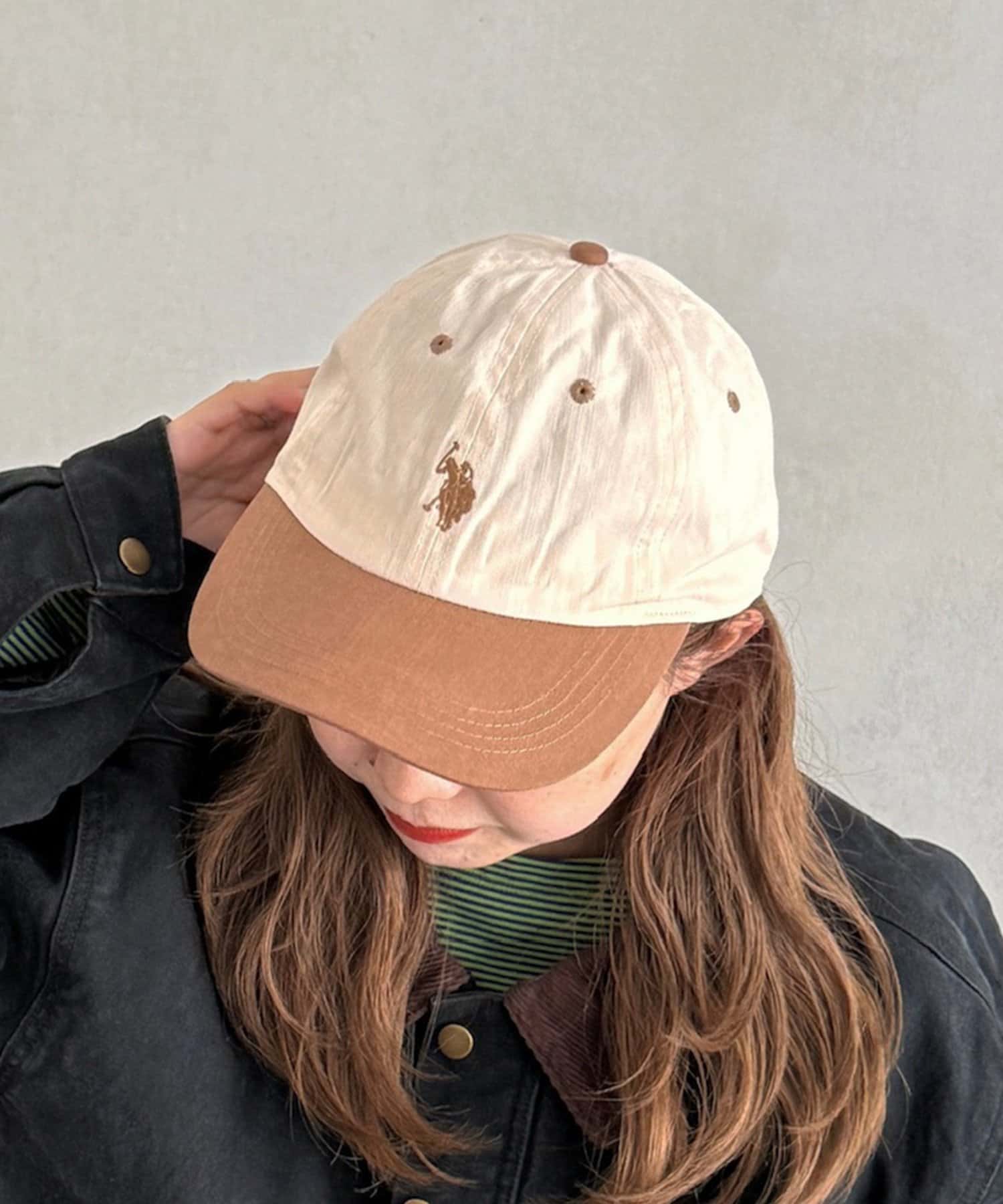 CPCM(シーピーシーエム) 【U.S. POLO ASSN.】1ポイント刺繍キャップ