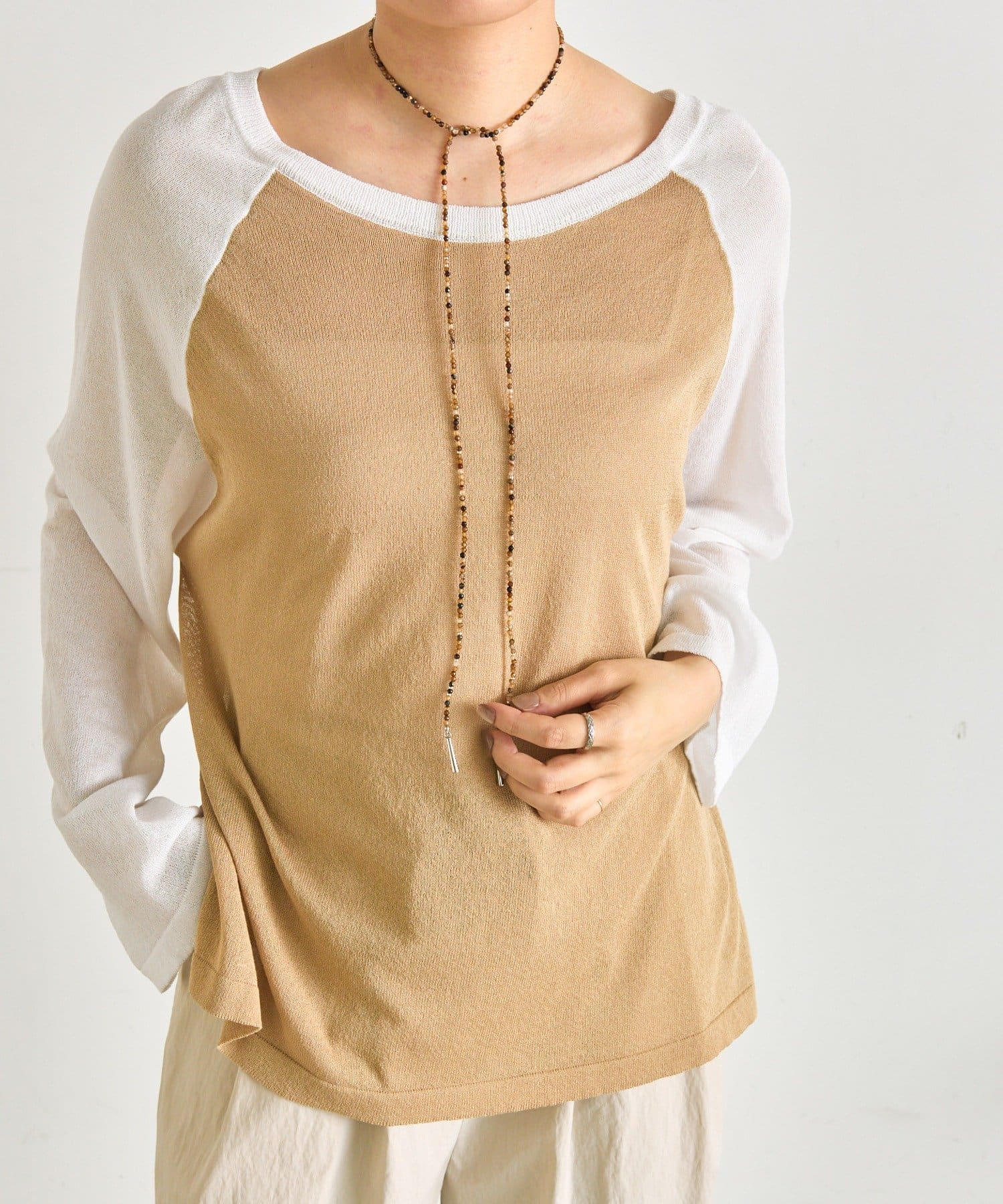 ear PAPILLONNER(イア パピヨネ) 《uchida企画》シェーディングコードネックレス