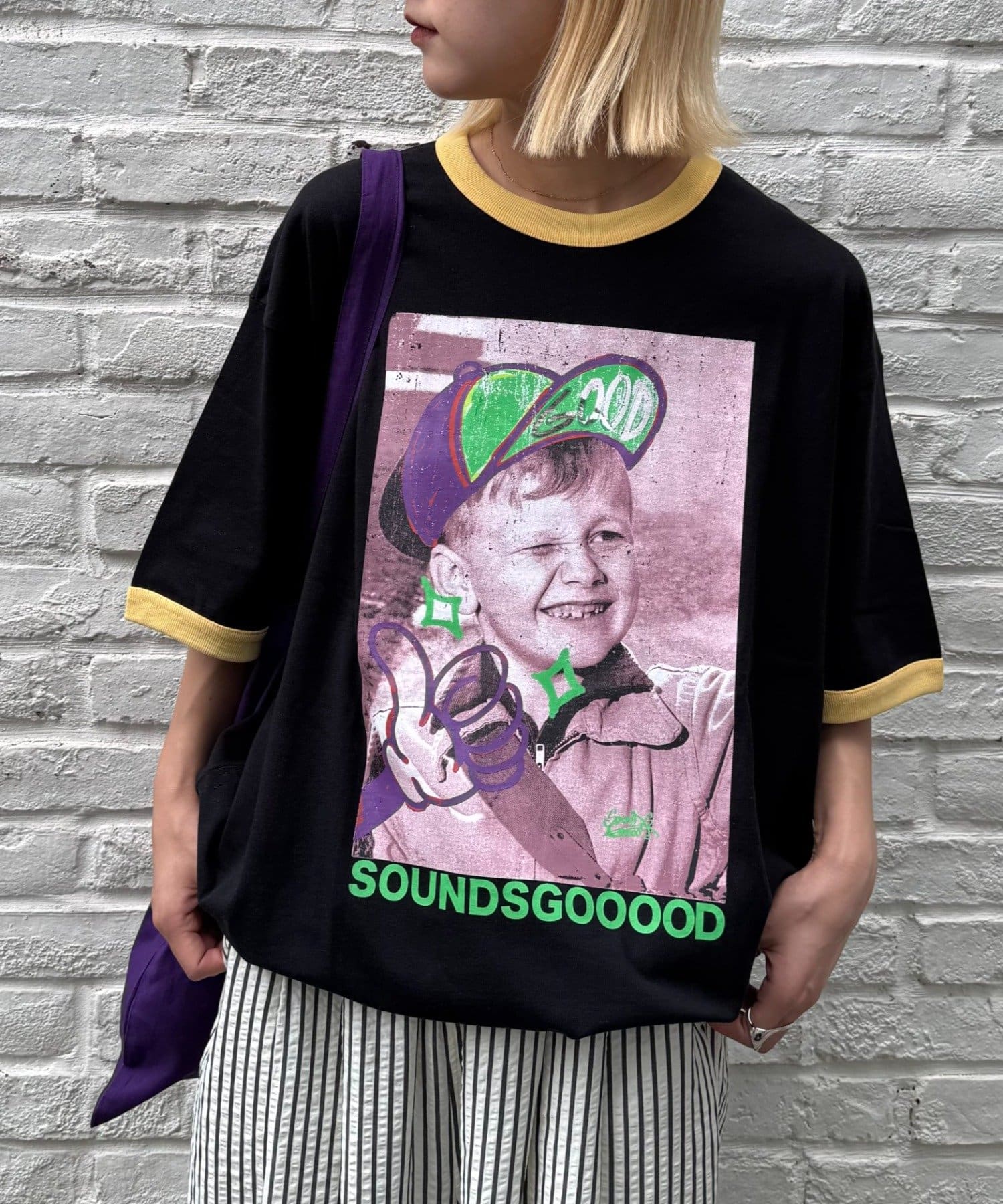 CIAOPANIC TYPY(チャオパニックティピー) 【SOUNDS GOOOOD】落書きリンガーTEE