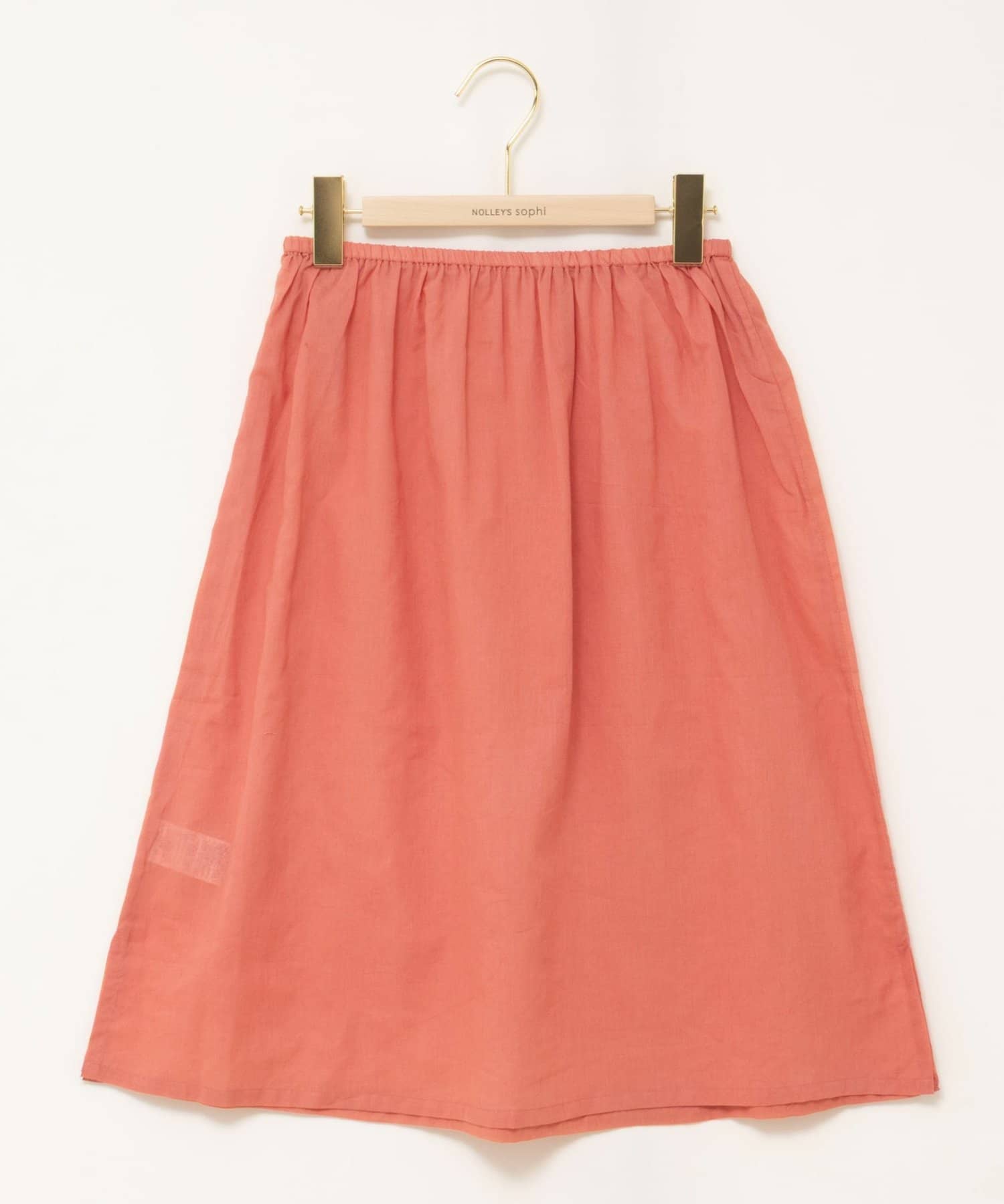 NOLLEY'S(ノーリーズ) natural dye sheer cotton checkフレアースカート