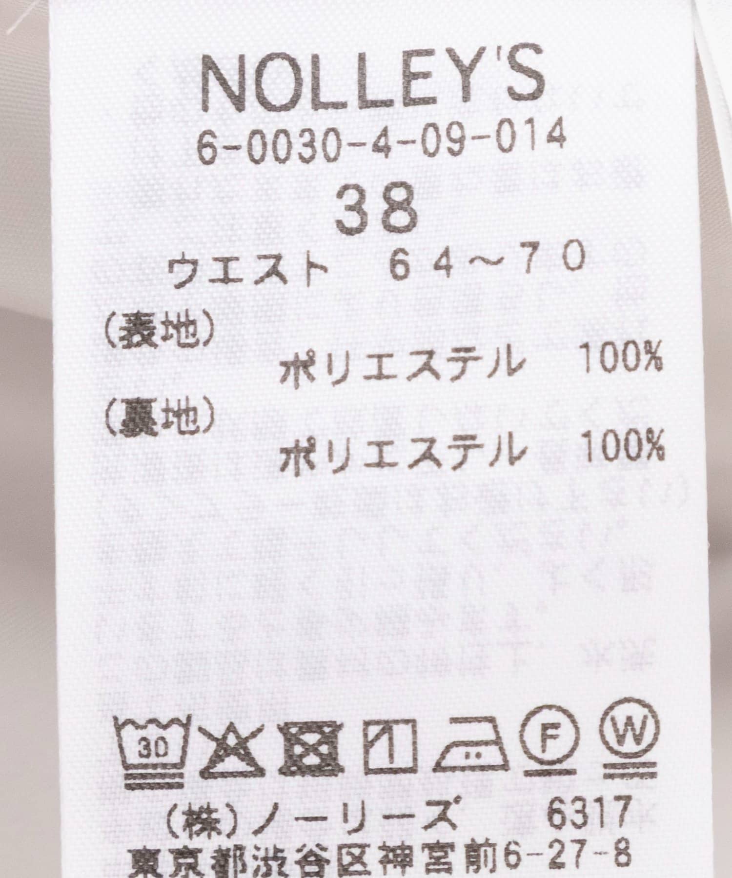 NOLLEY'S(ノーリーズ) 《セットアップ対応》ウォッシャブルリネンライクシアーボイルハーフパンツ
