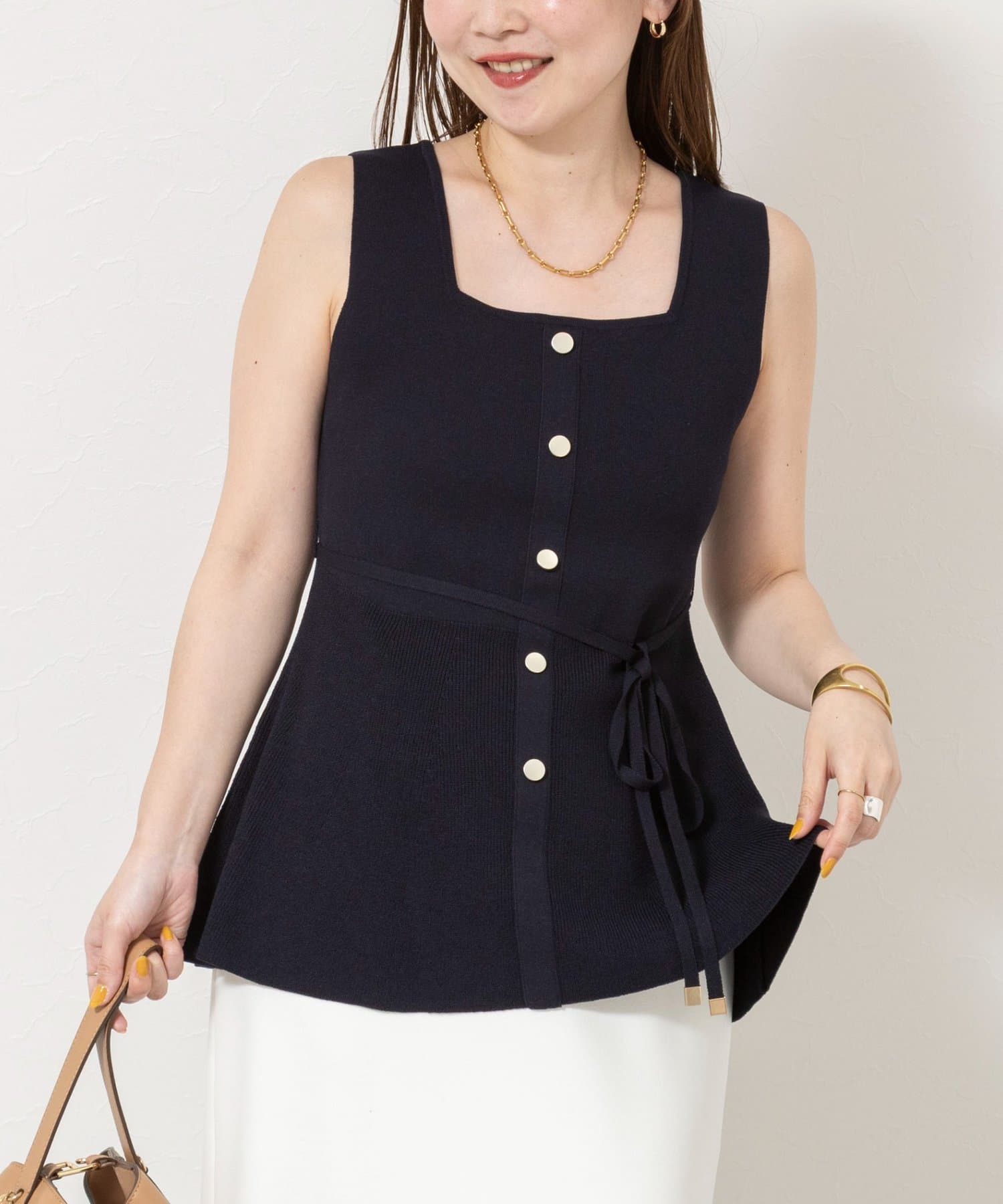 NOLLEY'S(ノーリーズ) 【TORRAZZO DONNA】2way Square Neck Knit