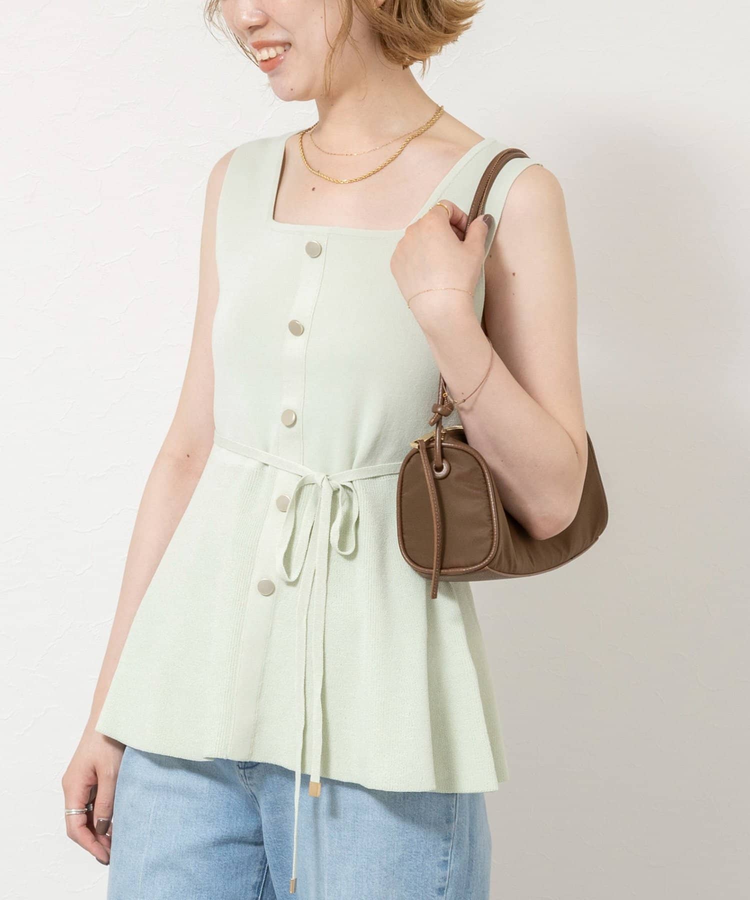 NOLLEY'S(ノーリーズ) 【TORRAZZO DONNA】2way Square Neck Knit