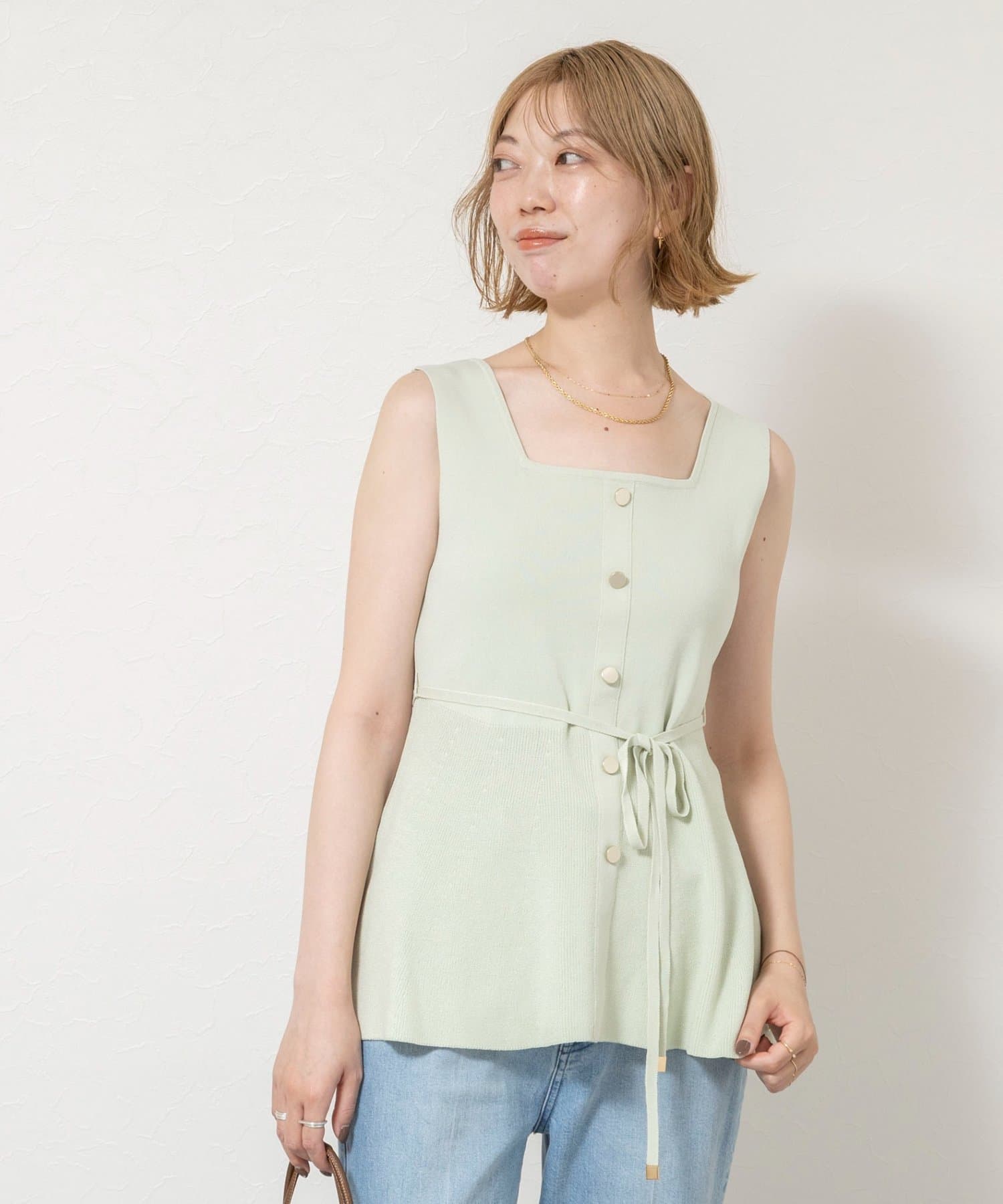 NOLLEY'S(ノーリーズ) 【TORRAZZO DONNA】2way Square Neck Knit