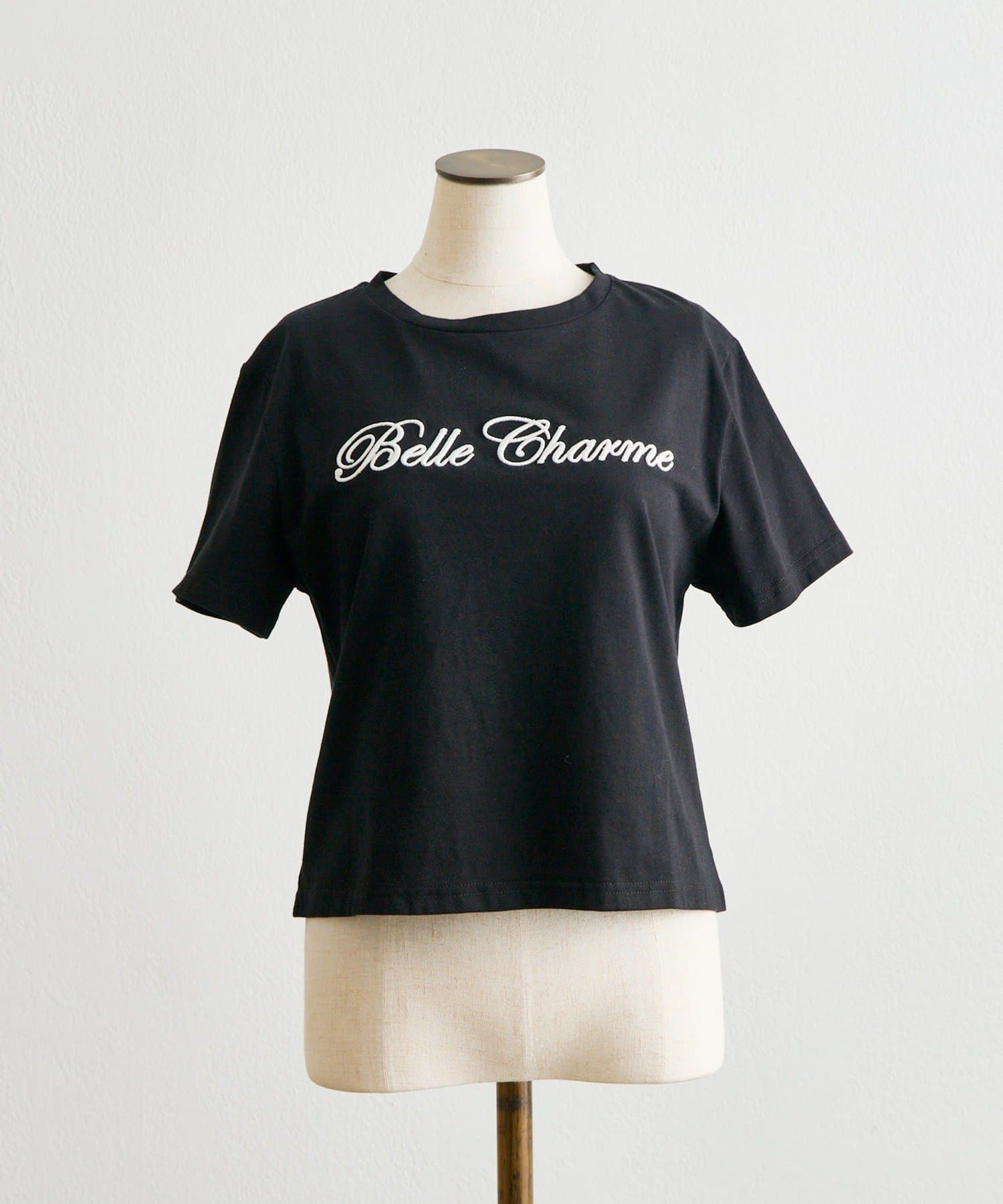 NICE CLAUP / OLIVE des OLIVE OUTLET(ナイスクラップ  / オリーブ デ オリーブ アウトレット) 【Belle Charme】ベルシャルムエンブロイダリーT