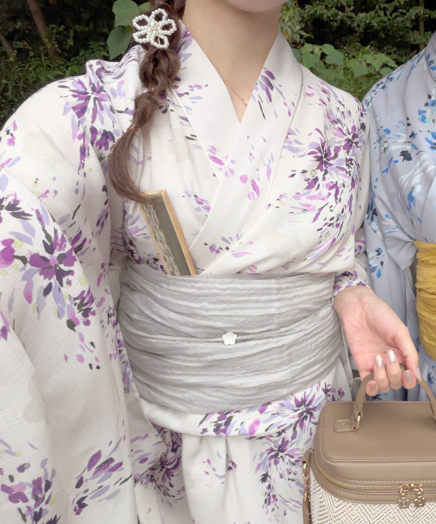 natural couture(ナチュラルクチュール) 〈MARY QUANTコラボ〉デイジーチャーム帯締め