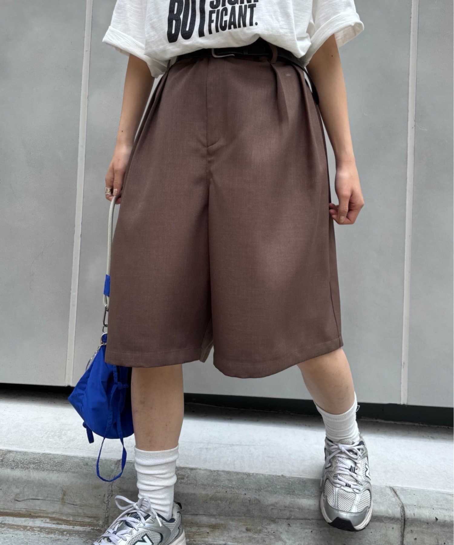 CIAOPANIC TYPY(チャオパニックティピー) 【UNISEX】タックワイドハーフパンツ