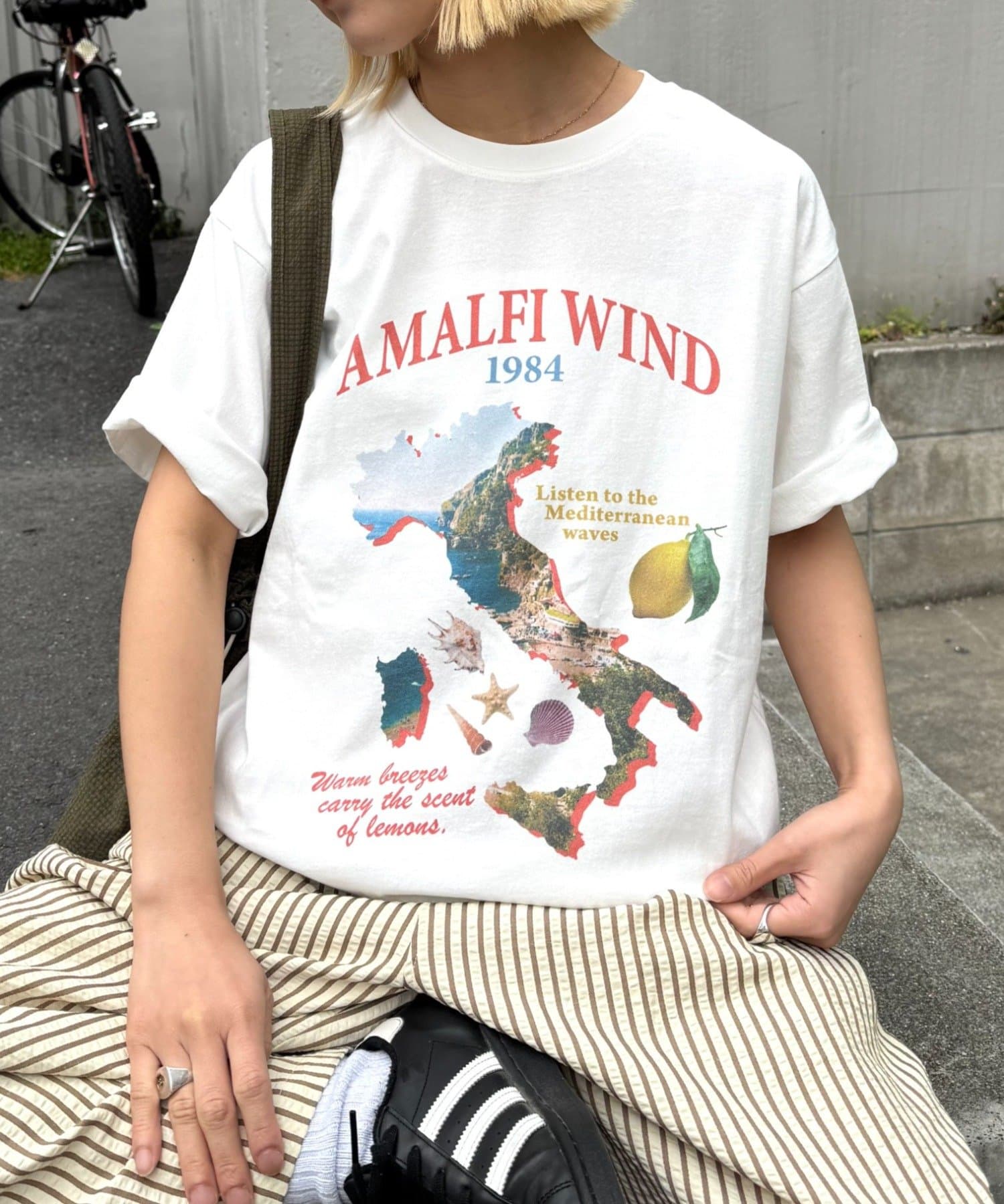CIAOPANIC TYPY(チャオパニックティピー) 【UNISEX】アマルフィーアソートプリントTEE