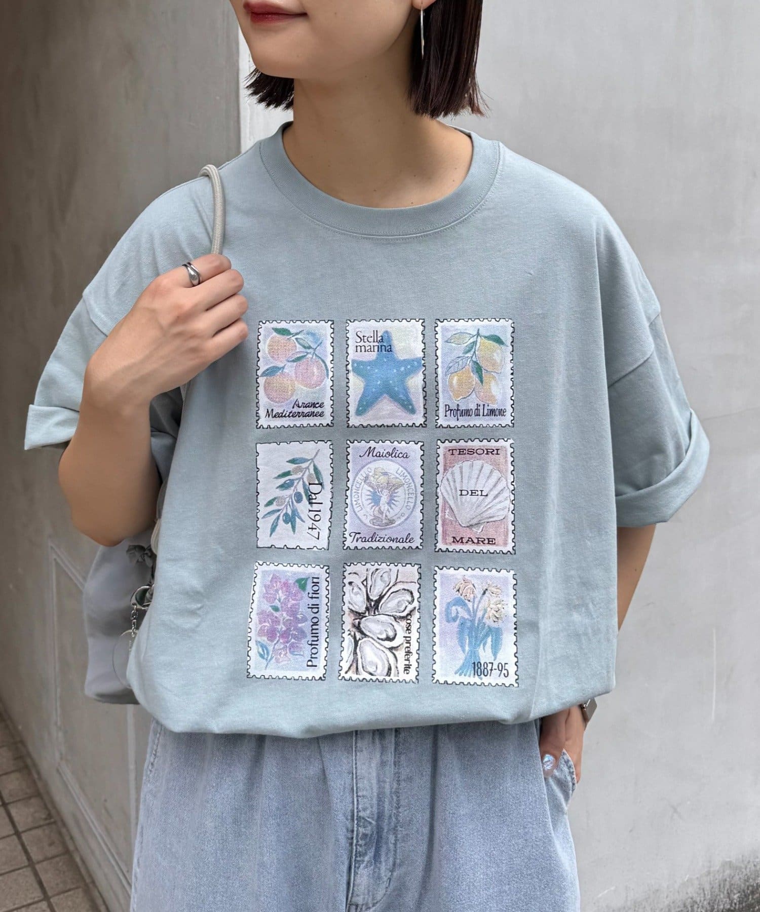 CIAOPANIC TYPY(チャオパニックティピー) 【UNISEX】アマルフィーアソートプリントTEE